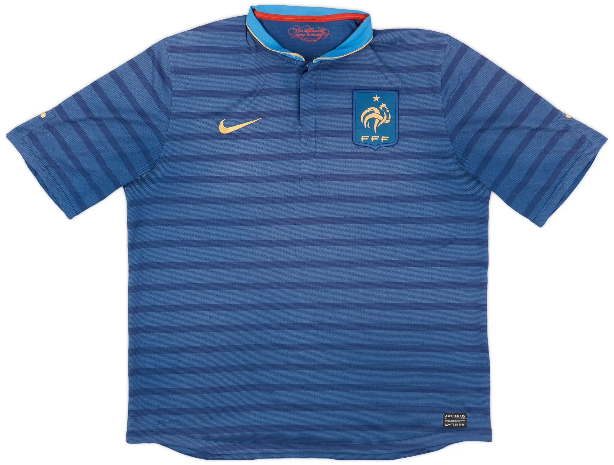 Nike 2012-13 France Home Shirt - 6/10 - (XL)