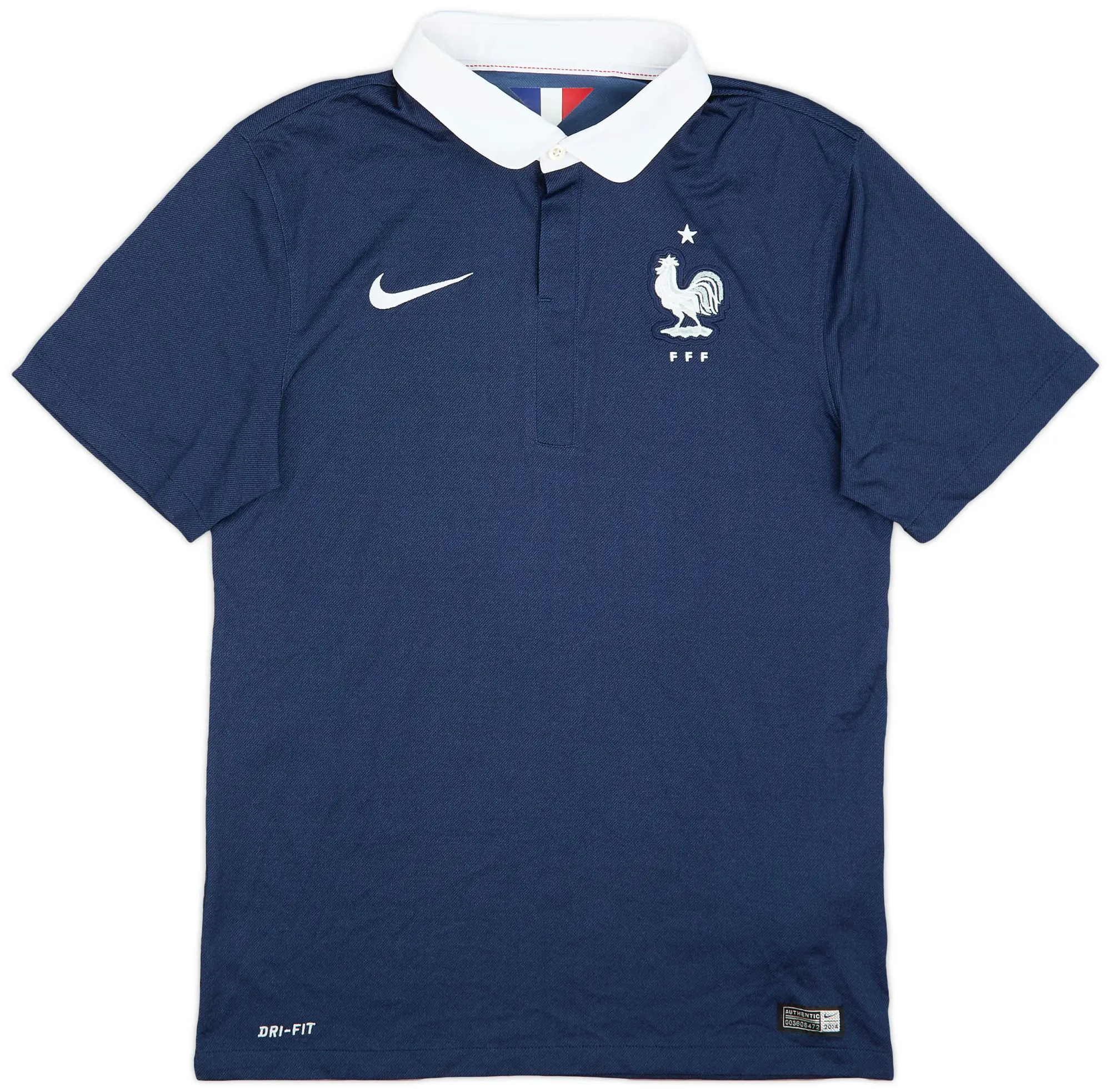 Nike 2014-15 France Home Shirt - 9/10 - (S)