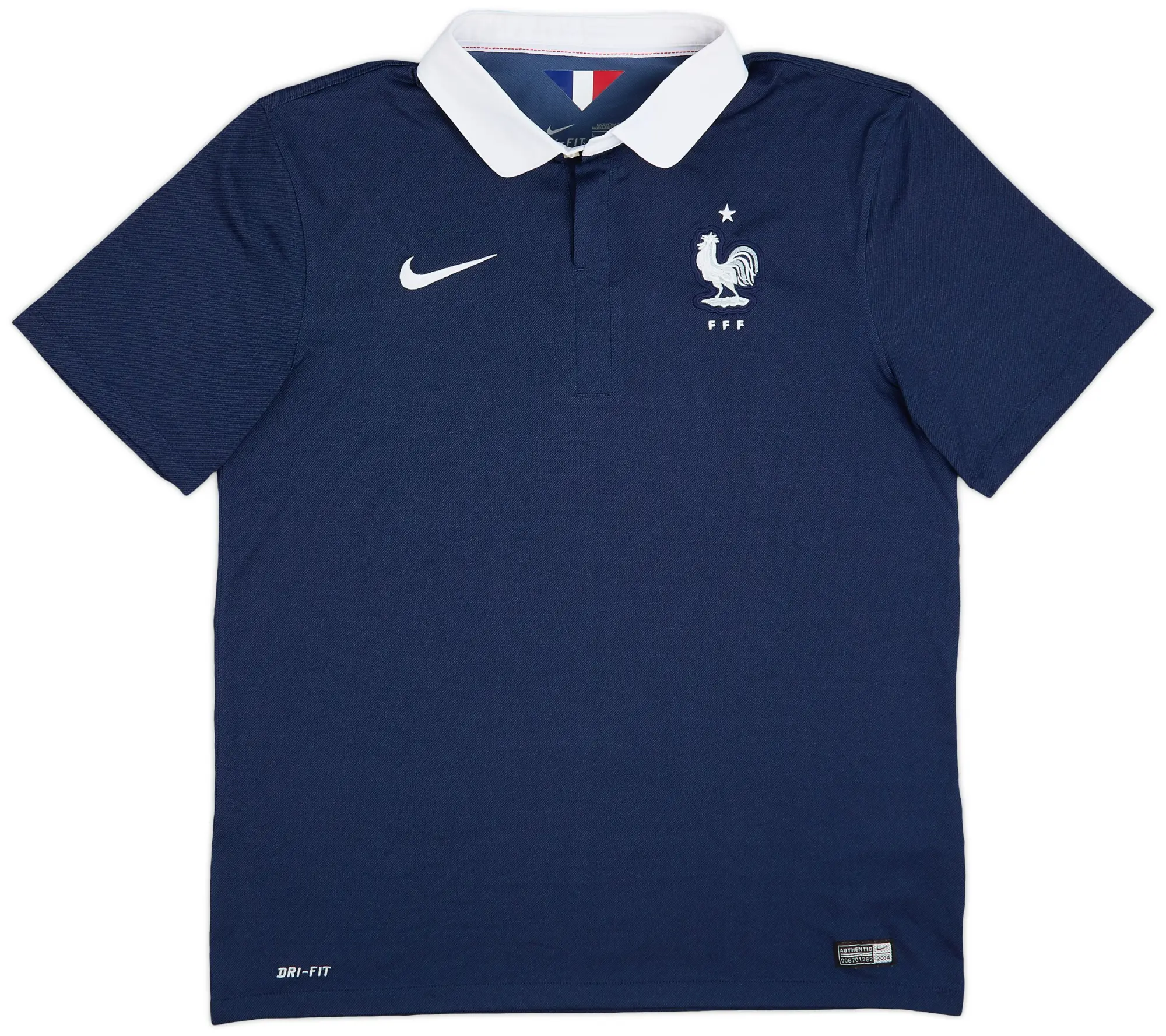 Nike 2014-15 France Home Shirt - 9/10 - (L)
