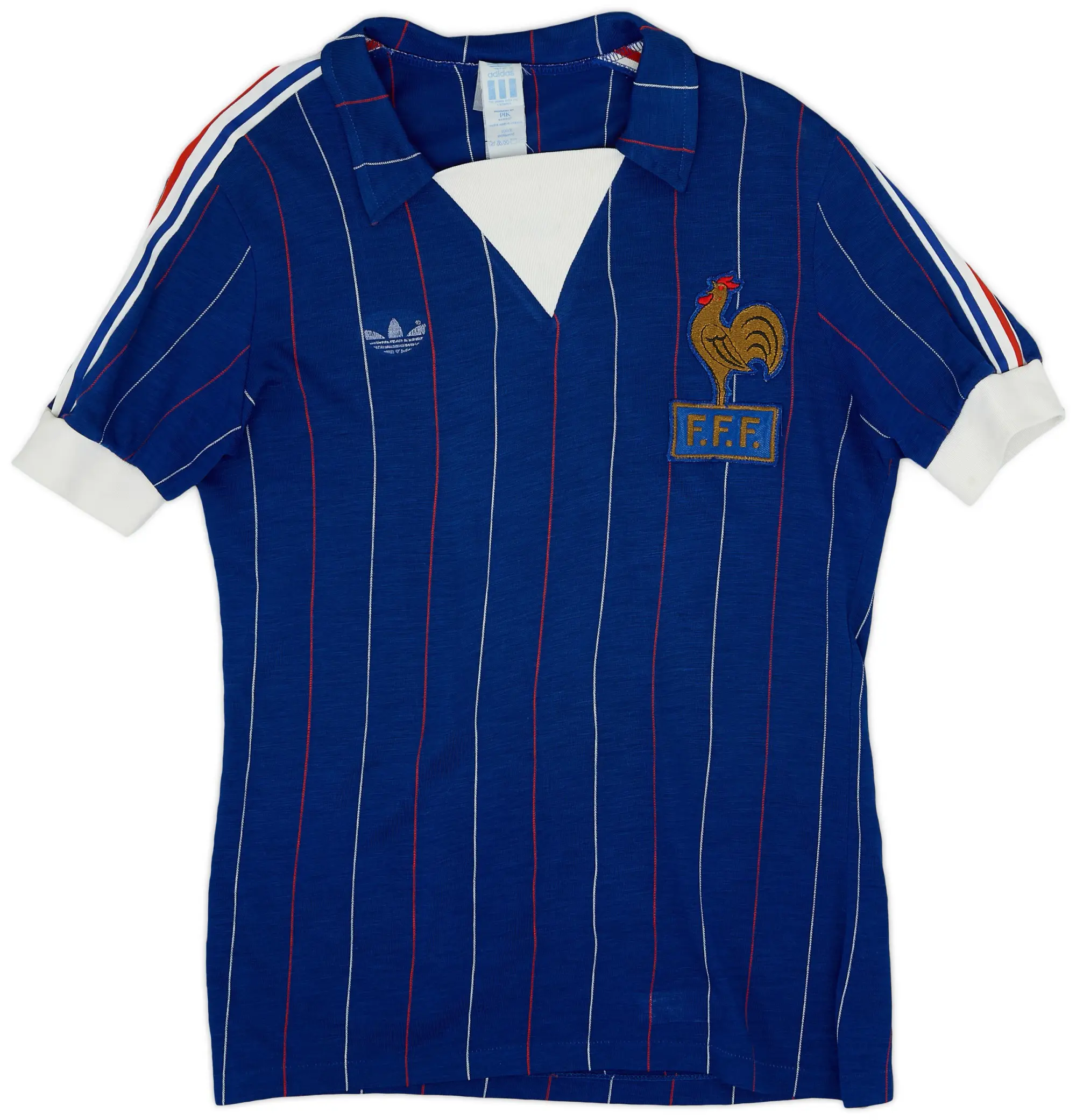 adidas 1980-82 France Home Shirt - 8/10 - (M)