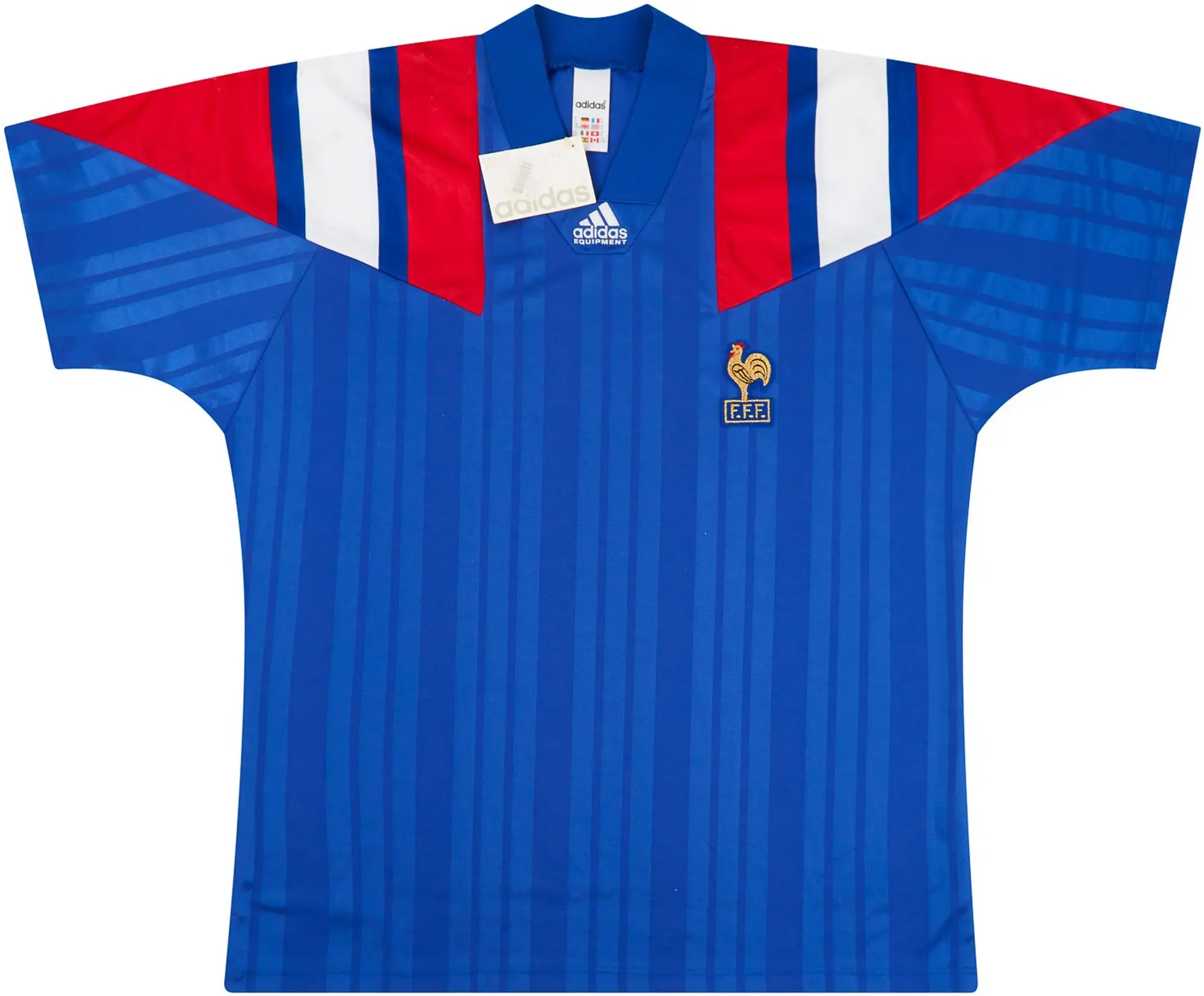 adidas 1992-94 France Home Shirt *New w/Defects* XXL