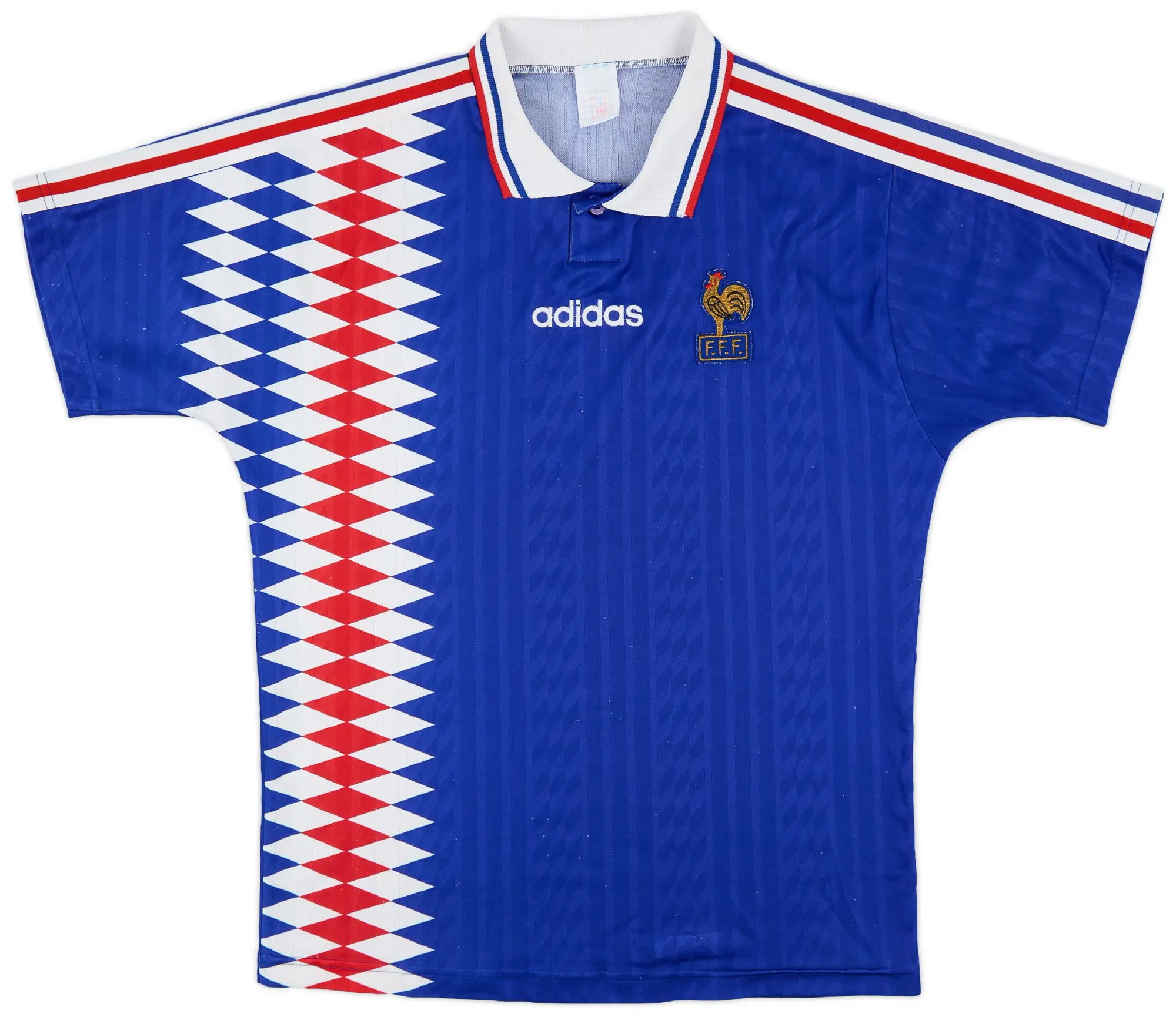 adidas 1994-96 France Home Shirt - 9/10 - (M/L)