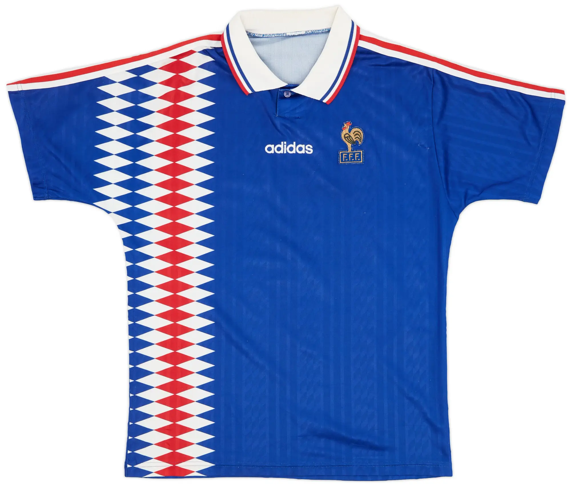 adidas 1994-96 France Home Shirt - 9/10 - (L)
