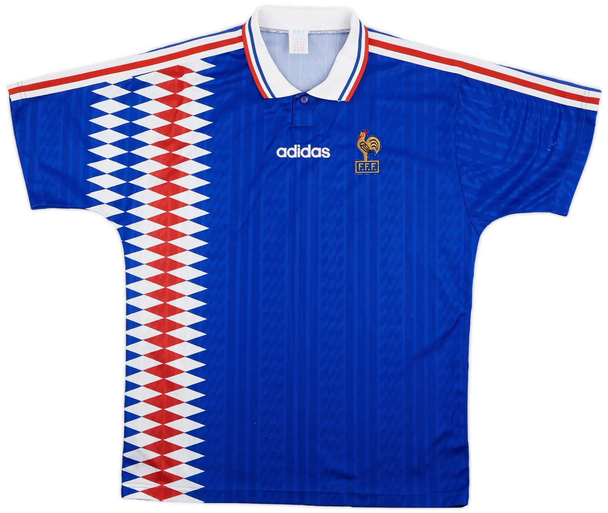 adidas 1994-96 France Home Shirt - 9/10 - (L)