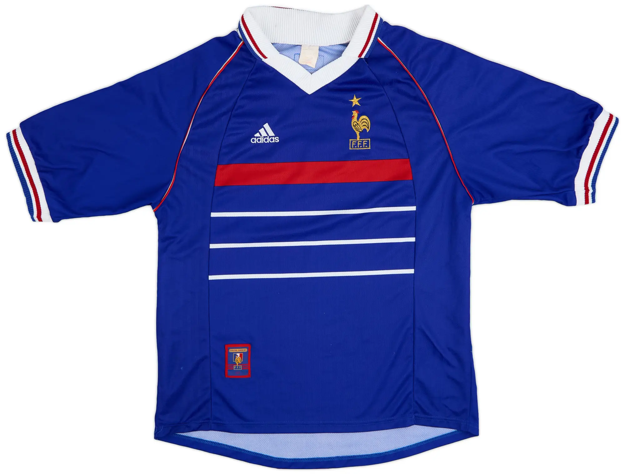 adidas 1998-00 France Home Shirt - 8/10 - (XL)