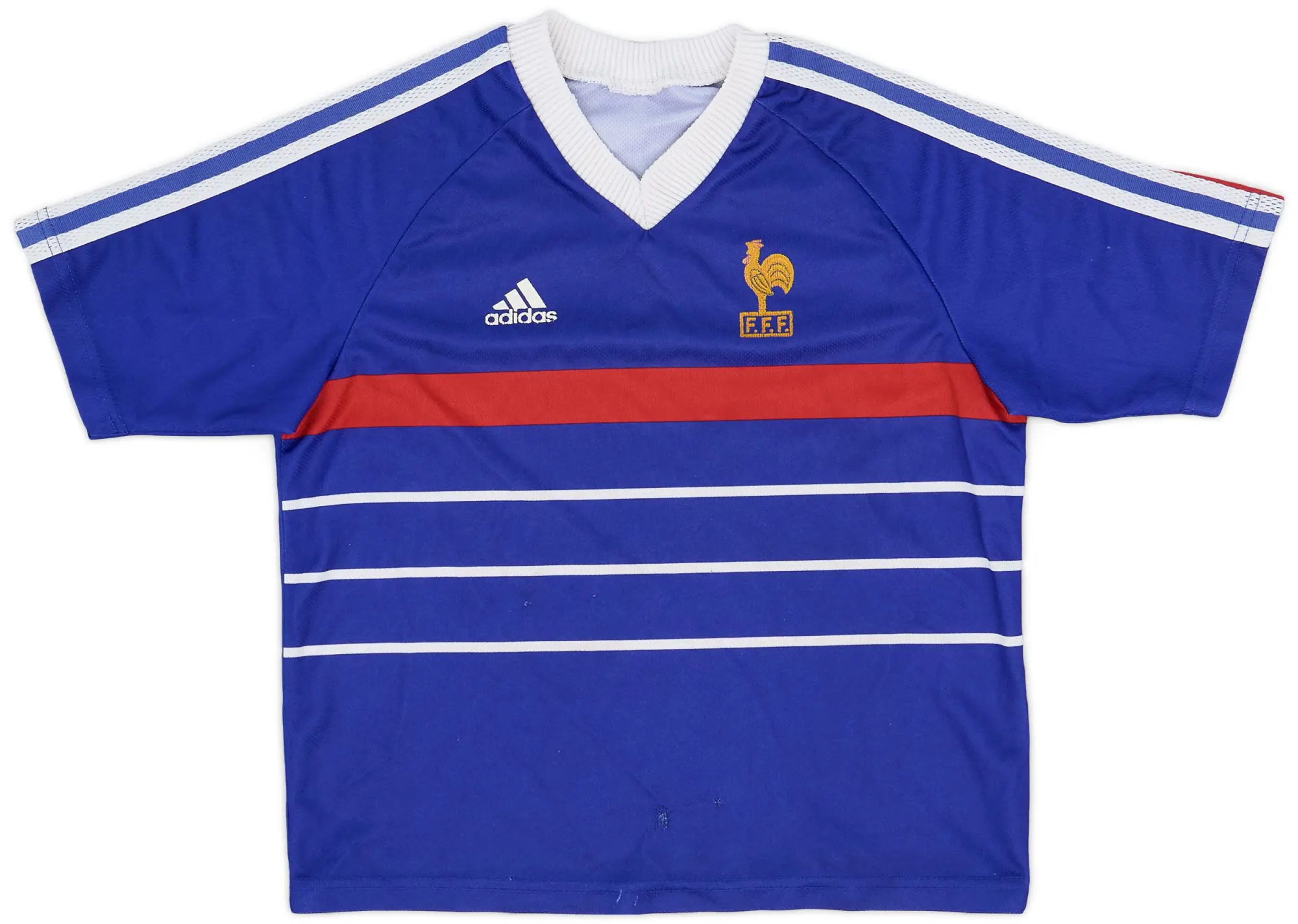 adidas 1998-00 France Home Shirt - 5/10 - (S.Boys)