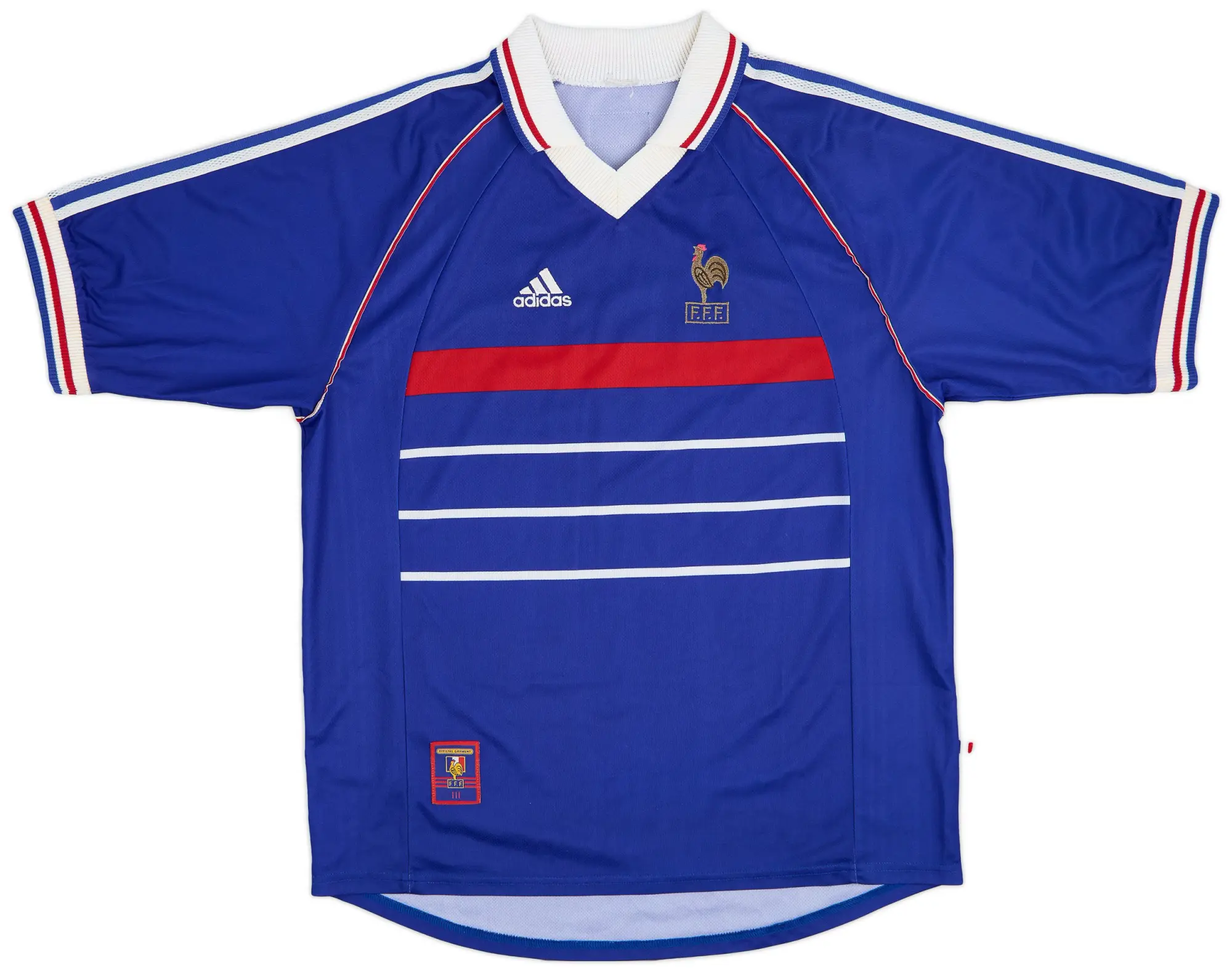 adidas 1998-00 France Home Shirt - 8/10 - (XL)