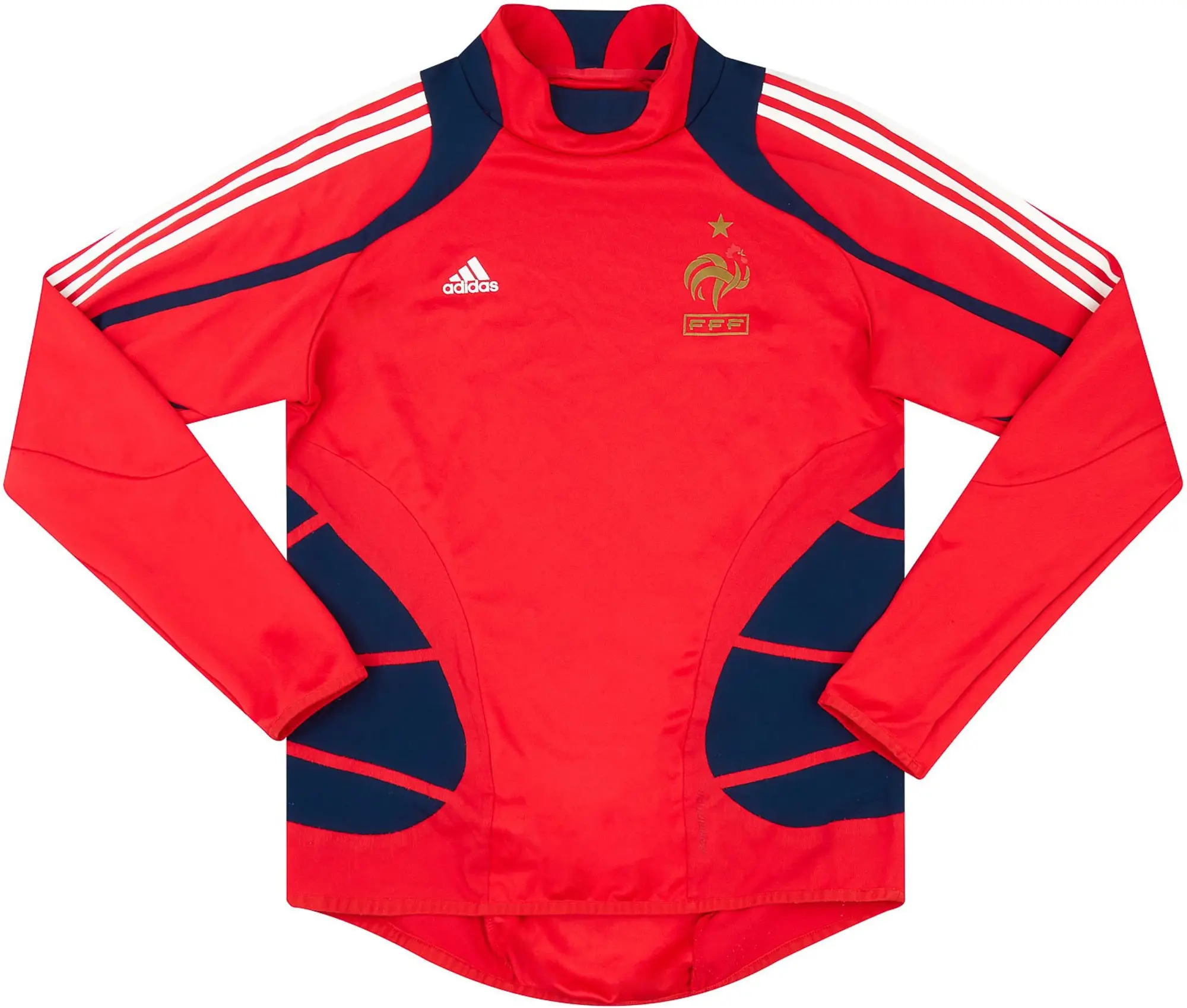 adidas 2007-08 France Player Issue Drill Top - 6/10 - (L)
