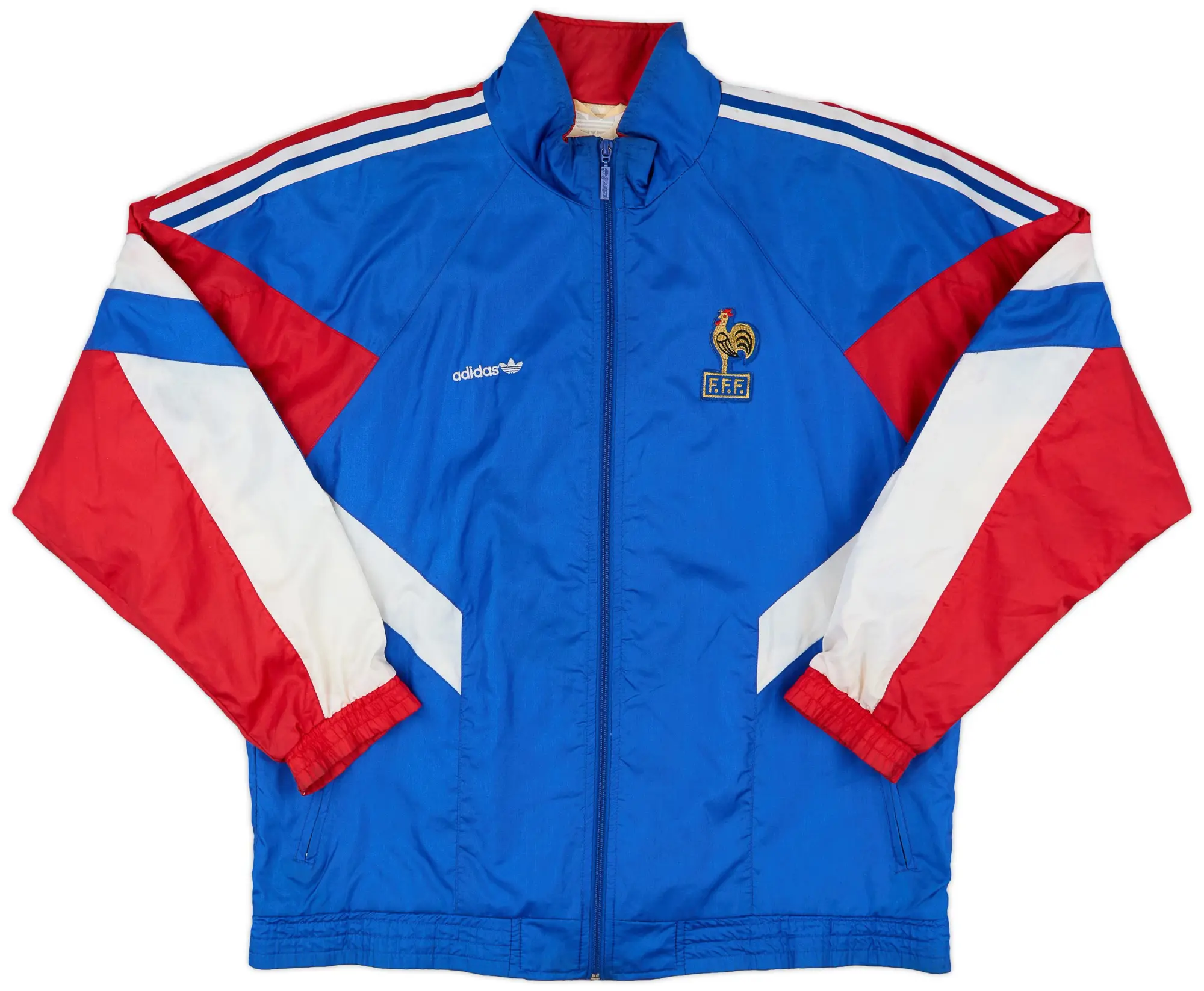 1990-92 France adidas Track Jacket - 8/10 - (M/L)