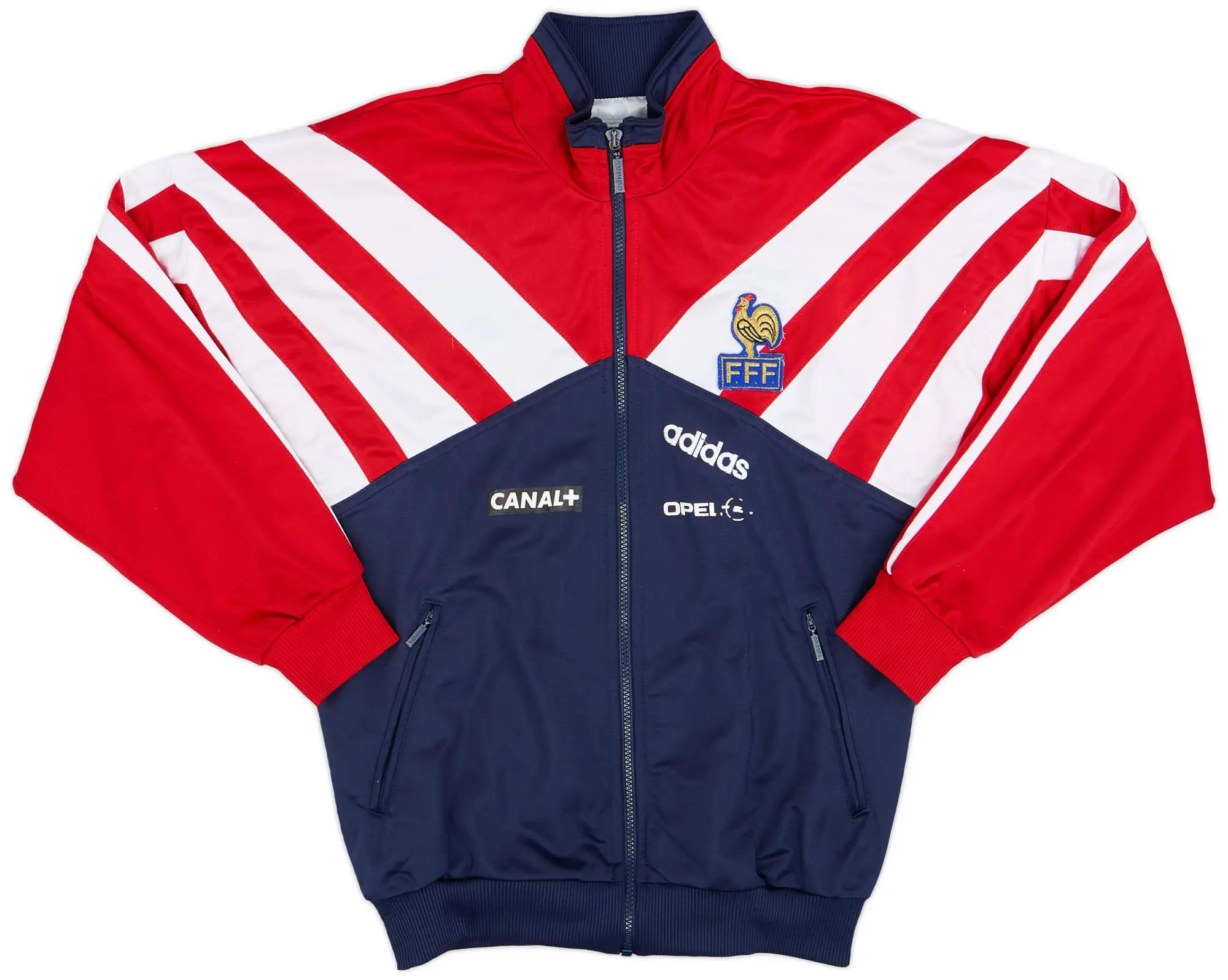 1994-96 France adidas Track Jacket - 8/10 - (S)