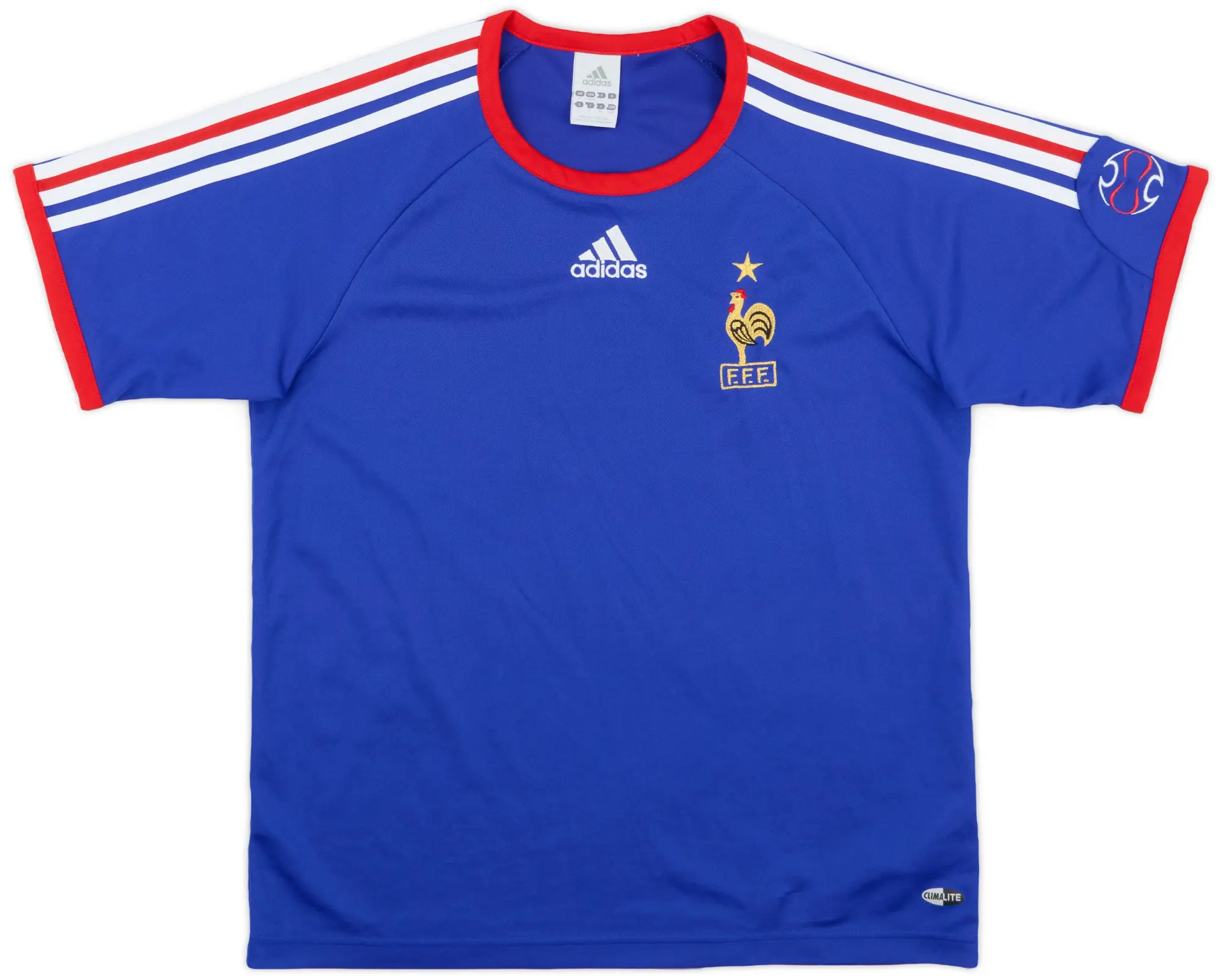 2006-08 France adidas Training Shirt - 9/10 - (S)