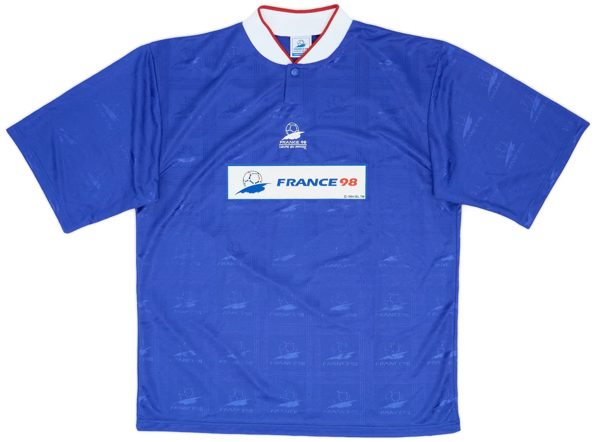 adidas 1998 France World Cup Training Shirt - 8/10 - (XL)