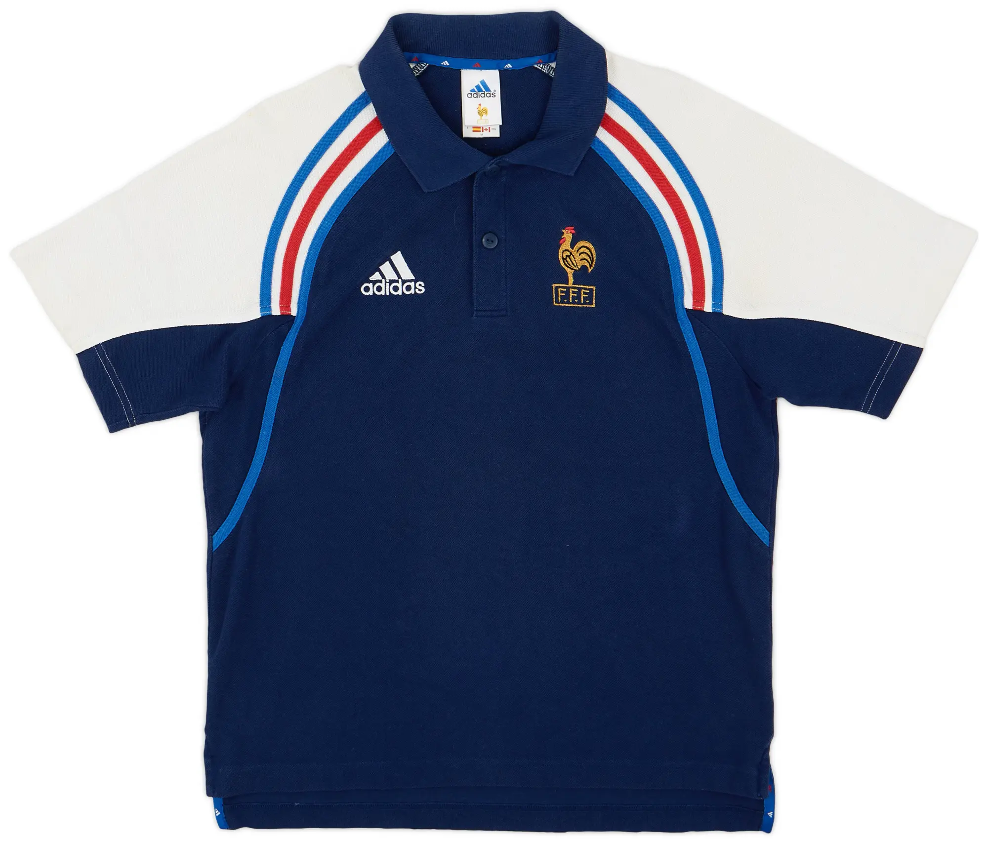 1998-99 France adidas Polo Shirt - 6/10 - (S)