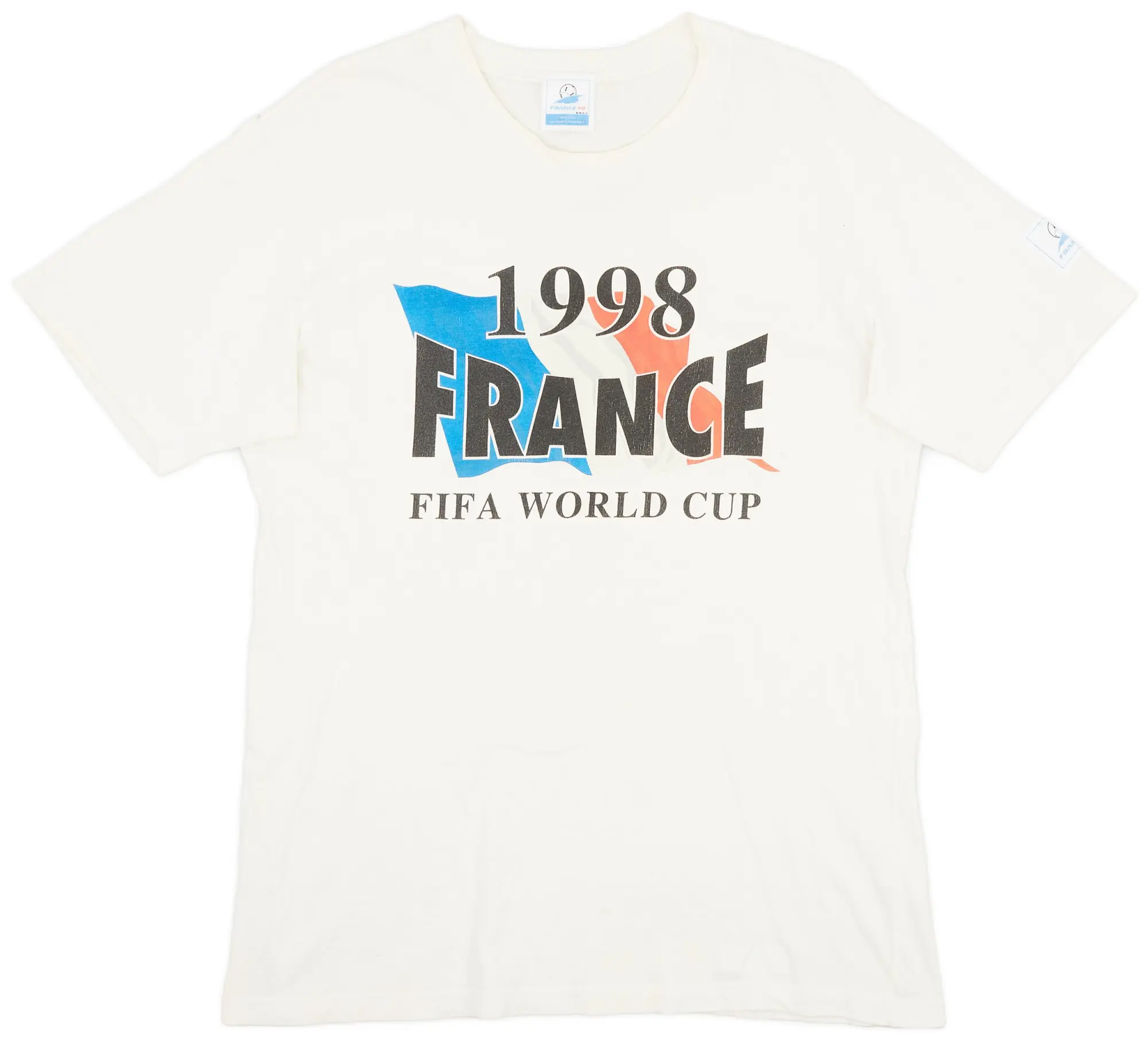 T-Shirts 1998 France World Cup Cotton Tee - 8/10 - (L)
