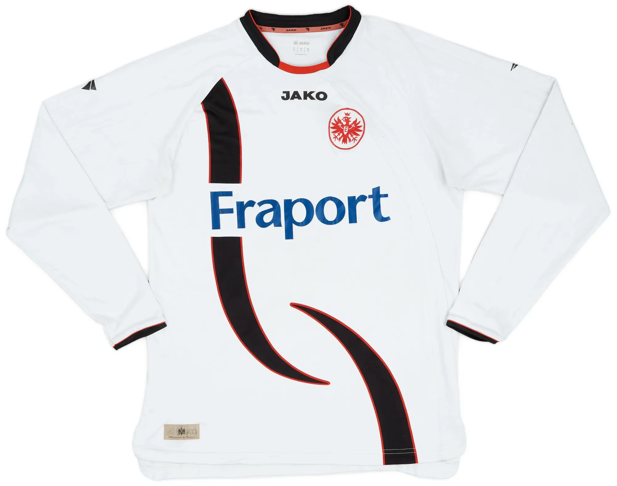 Jako 2008-11 Eintracht Frankfurt Away L/S Shirt - 7/10 - (S)