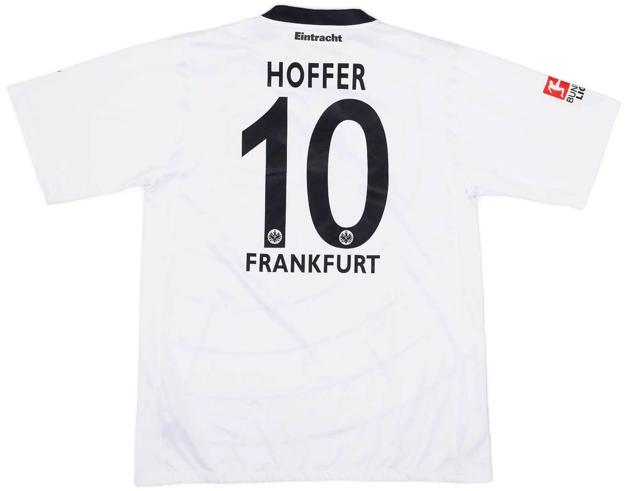 Jako 2011-12 Eintracht Frankfurt Away Shirt Hoffer #10 - 7/10 - (L)