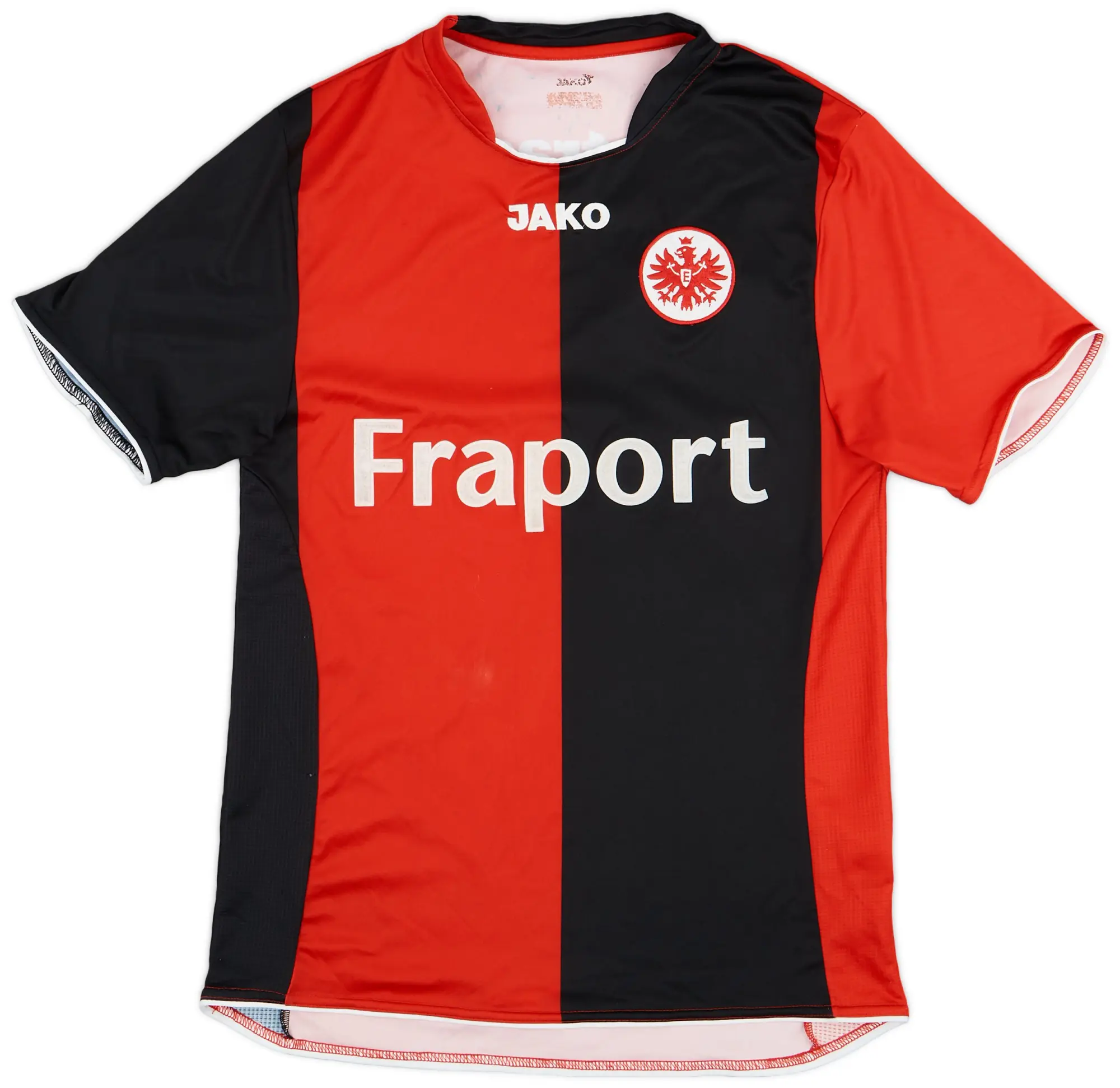 Jako 2007-09 Eintracht Frankfurt Signed Home Shirt - 7/10 - (S)