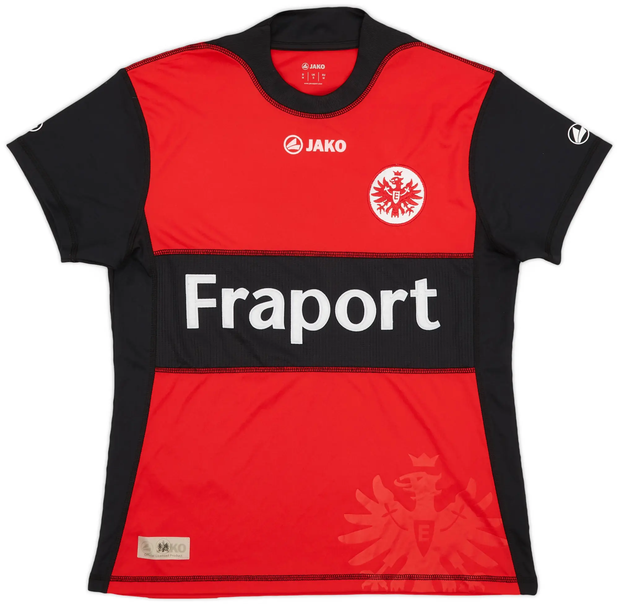 Jako 2009-10 Eintracht Frankfurt Home Shirt #3 - 7/10 - (M)