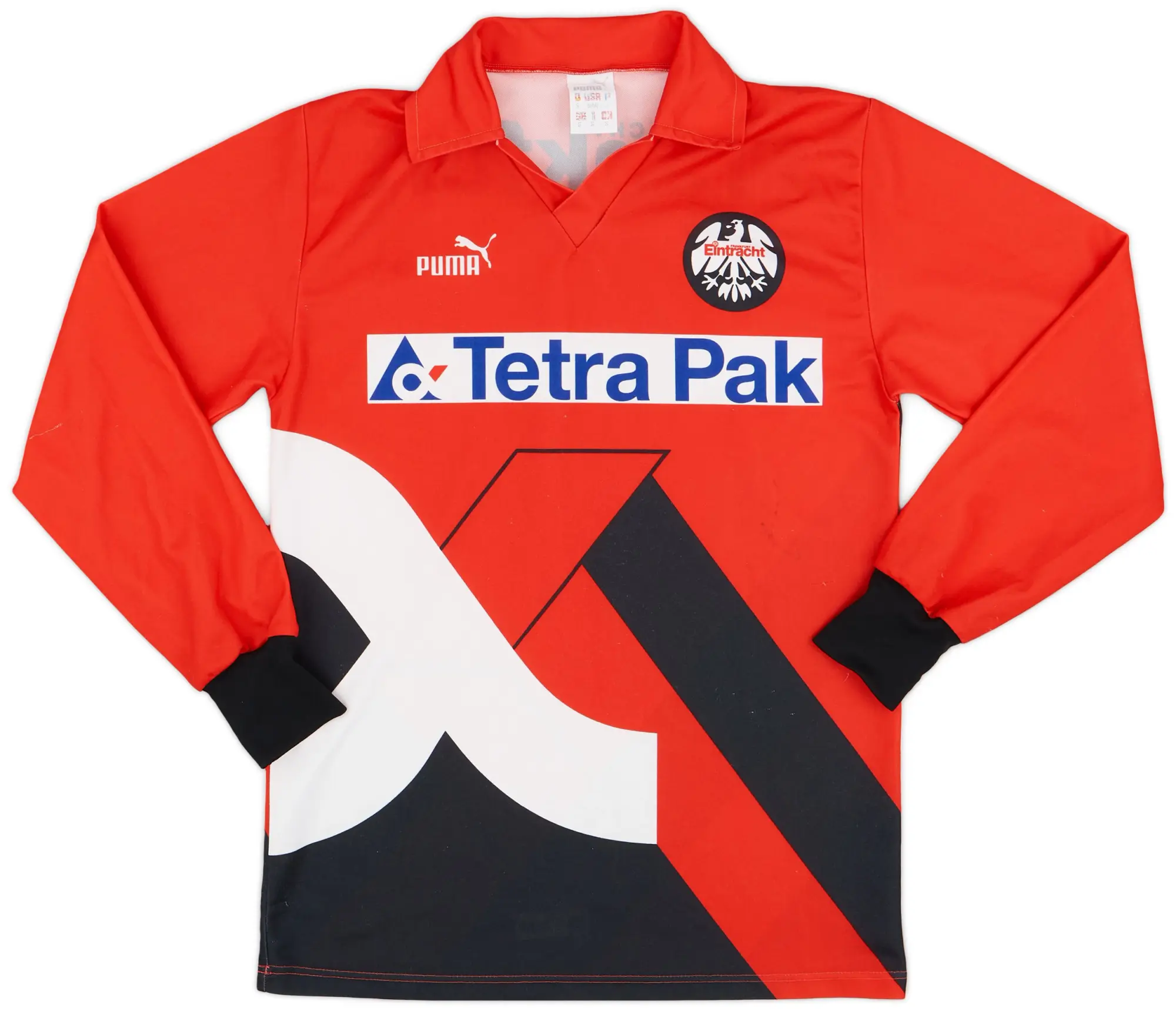 Puma 1993-94 Eintracht Frankfurt Home L/S Shirt - 9/10 - (S)
