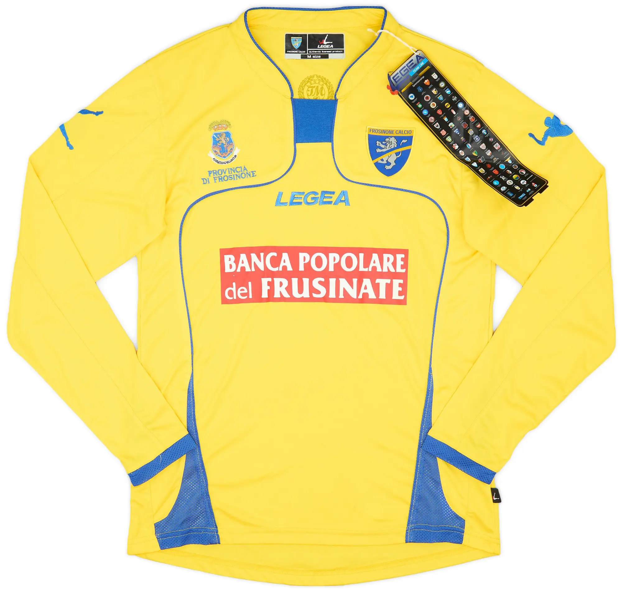 Legea 2011-13 Frosinone Home L/S Shirt #18 (M)