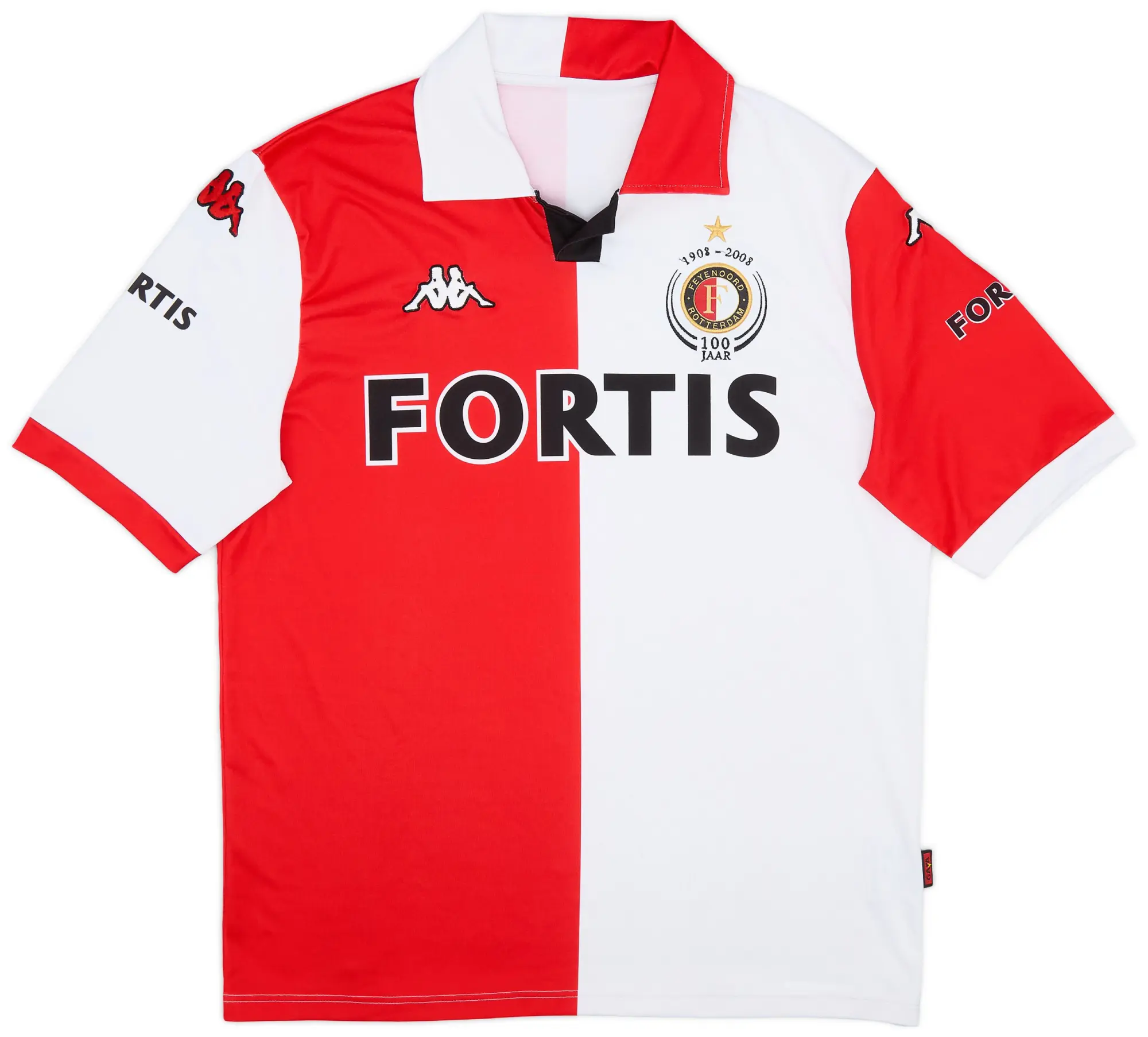 Kappa 2008-09 Feyenoord Home Shirt - 8/10 - (XXL)