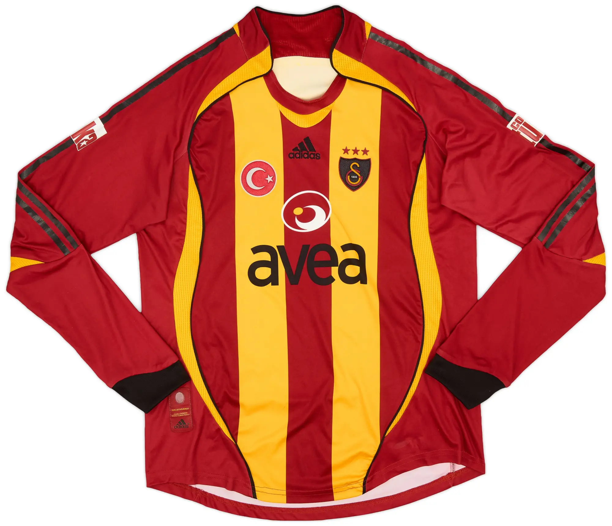adidas 2006-07 Galatasaray Home L/S Shirt - 6/10 - (L)