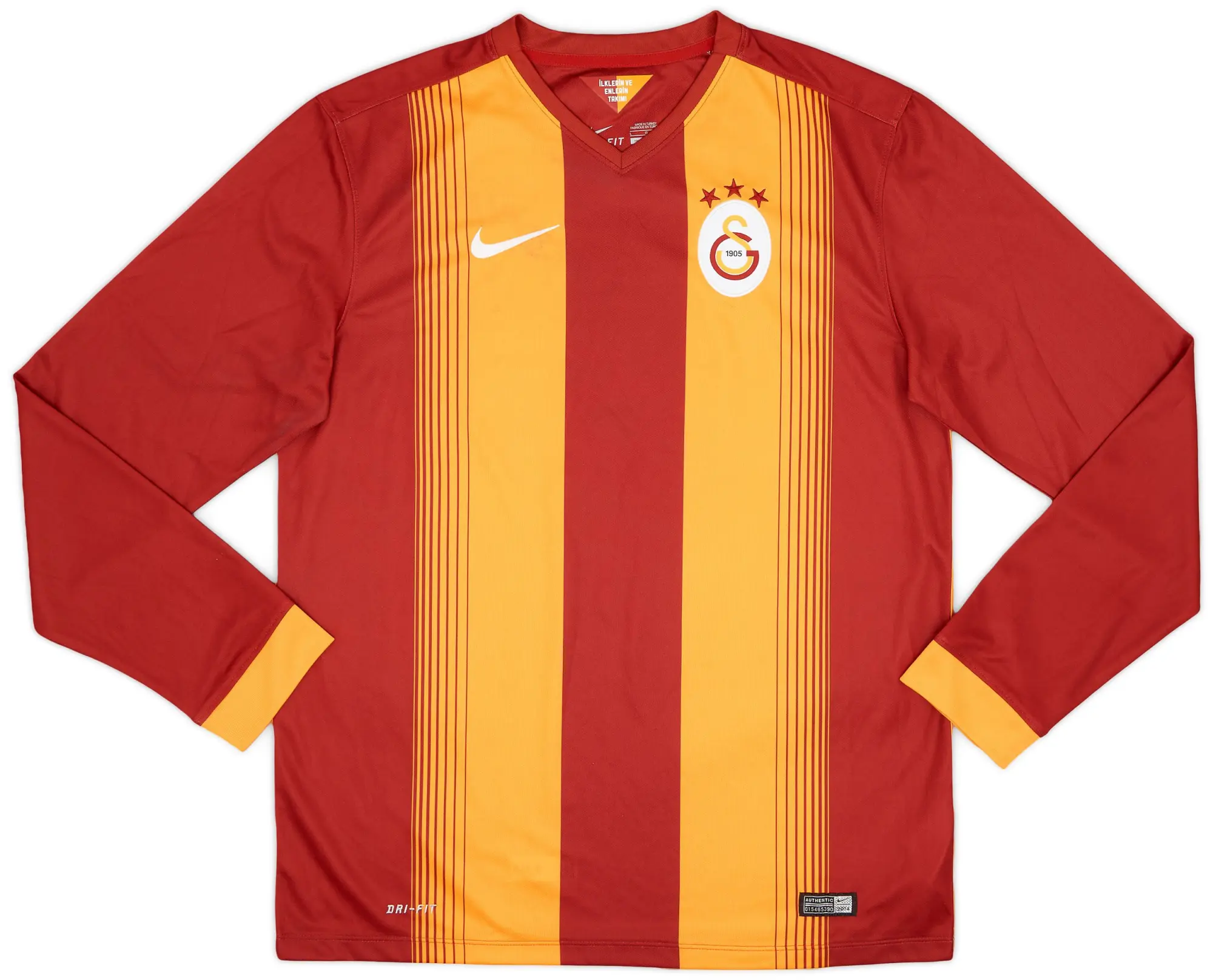 Nike 2013-14 Galatasaray Home L/S Shirt - 6/10 - (L)