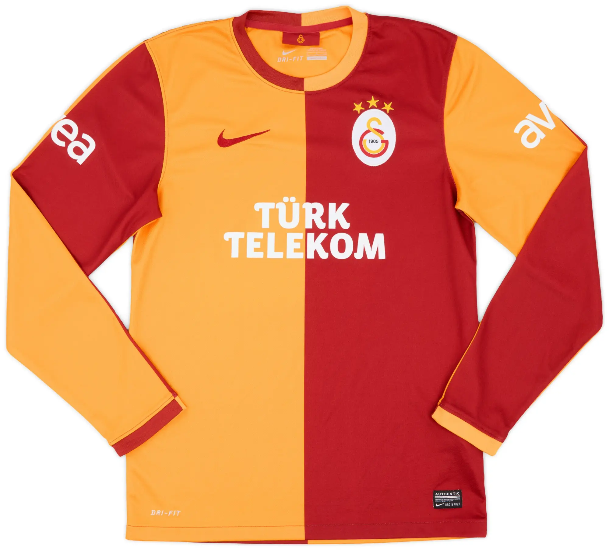 Nike 2013-14 Galatasaray Home L/S Shirt - 9/10 - (S)