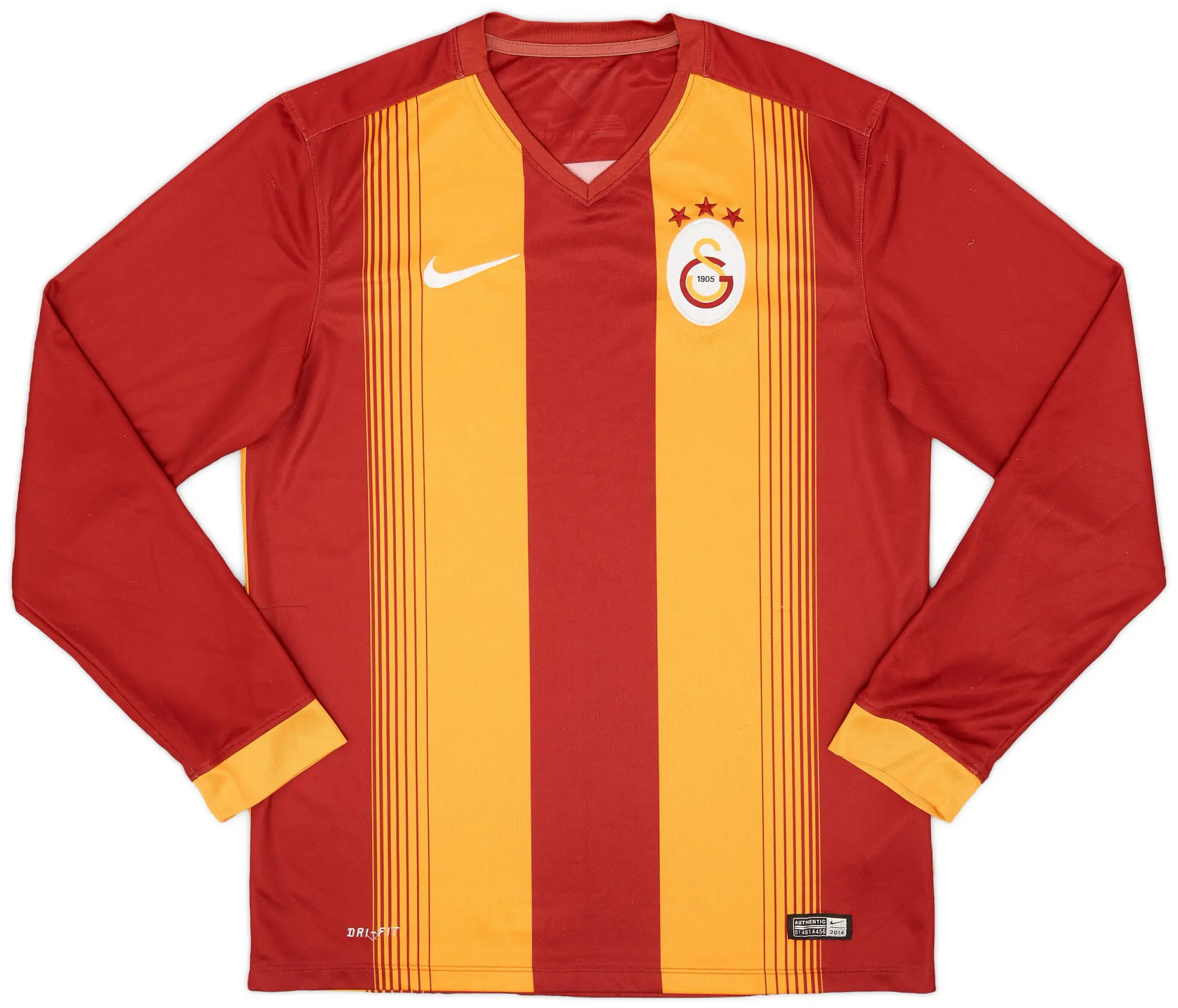 Nike 2014-15 Galatasaray Home L/S Shirt - 8/10 - (M)