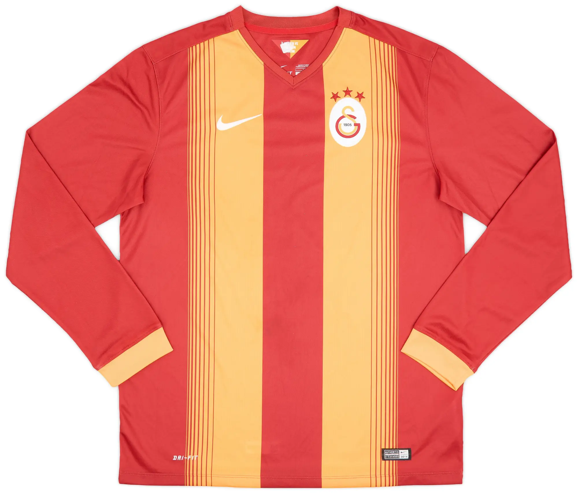 Nike 2014-15 Galatasaray Home L/S Shirt - 9/10 - (L)
