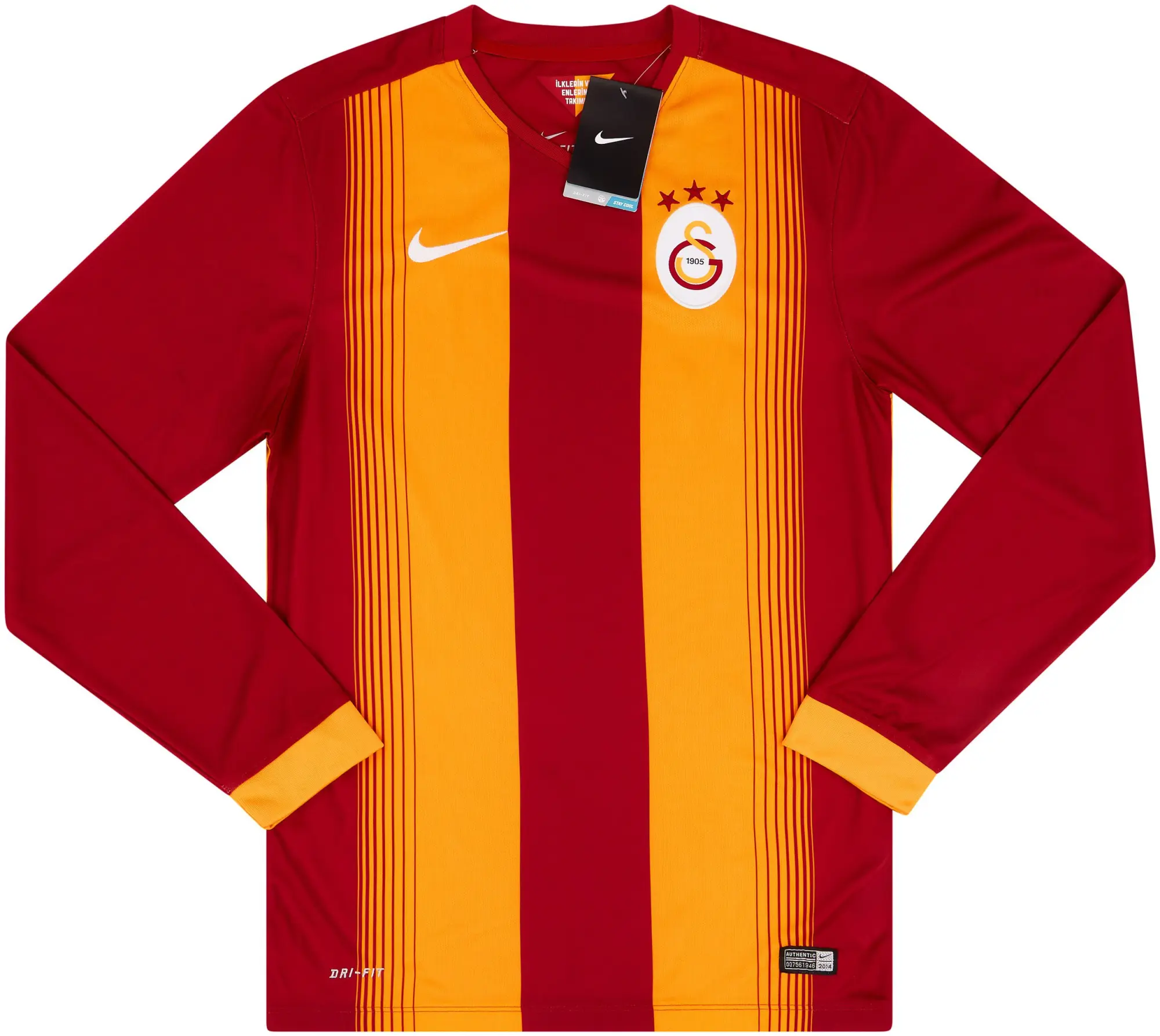 Nike 2014-15 Galatasaray Home L/S Shirt (S)