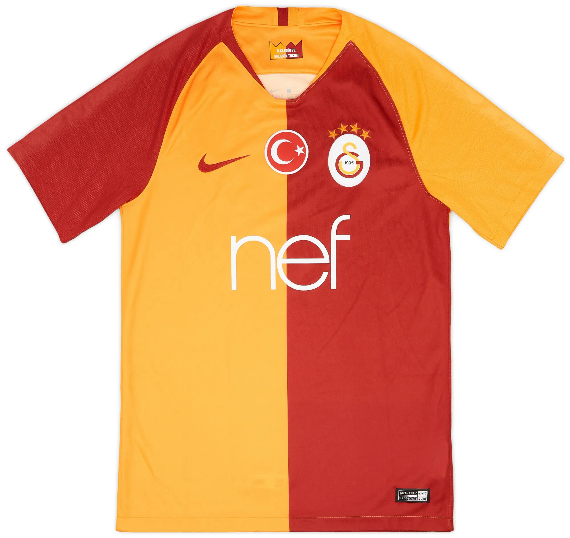 Nike 2018-19 Galatasaray Home Shirt - 9/10 - (S)