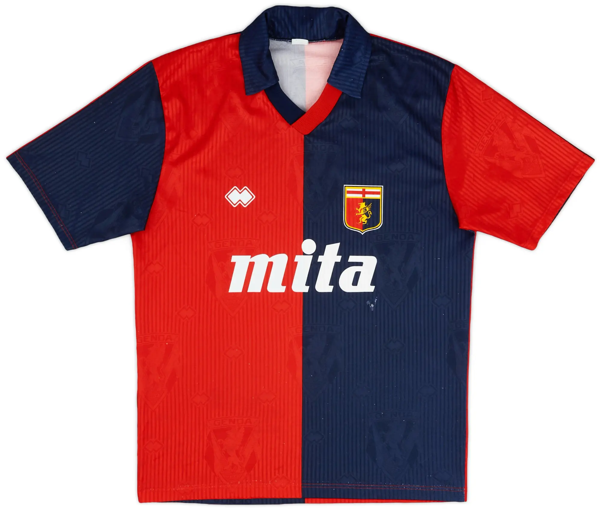 Errea 1990-91 Genoa Home Shirt - 5/10 - (M)