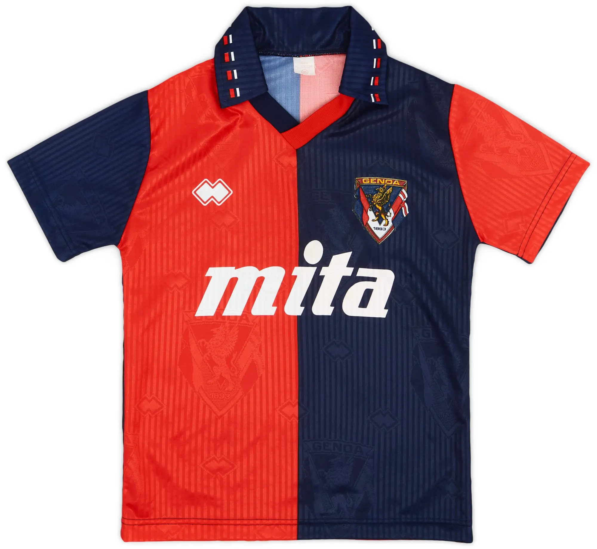Errea 1991-92 Genoa Home Shirt - 9/10 - (M.Boys)