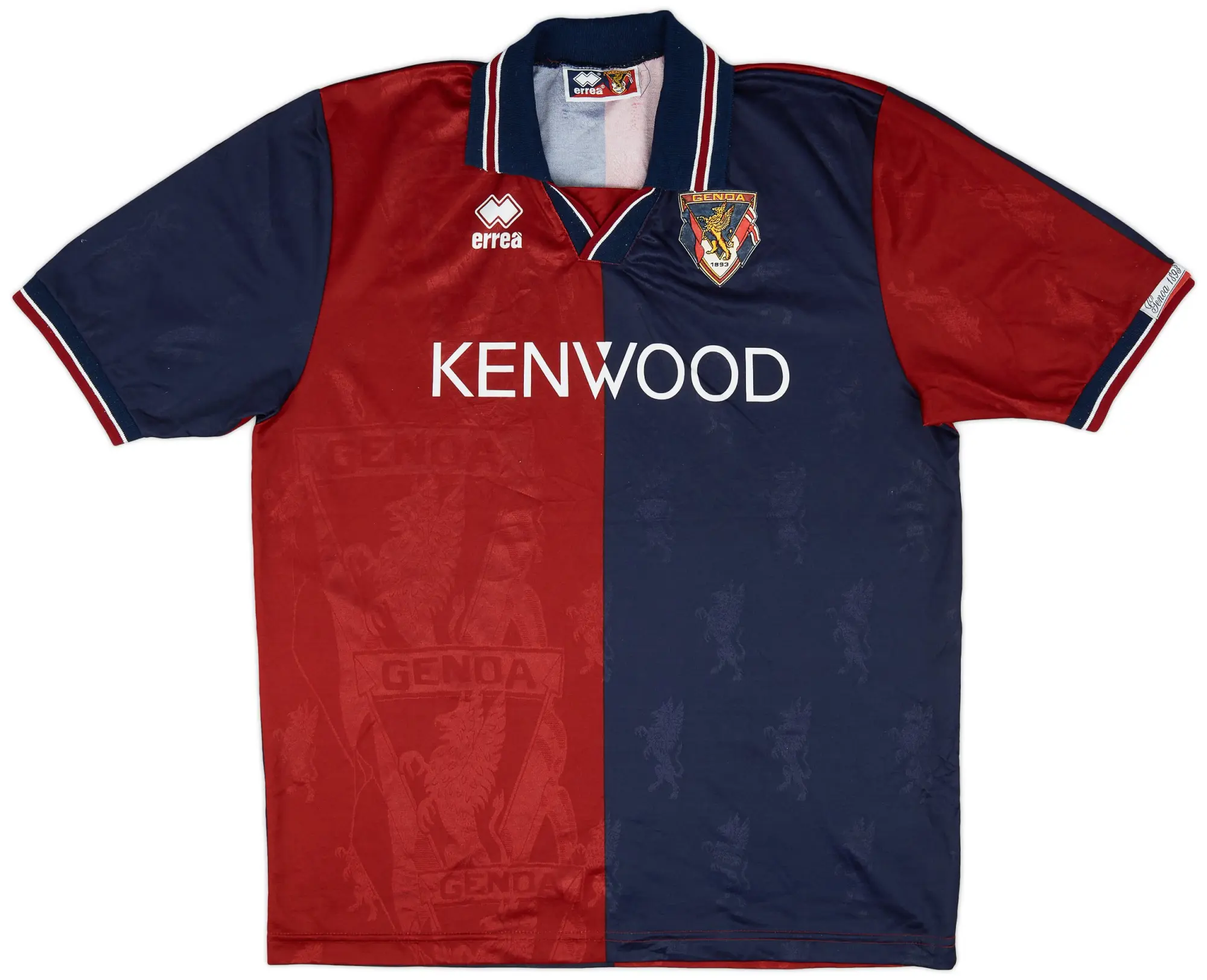 Errea 1994-95 Genoa Home Shirt - 7/10 - (L)