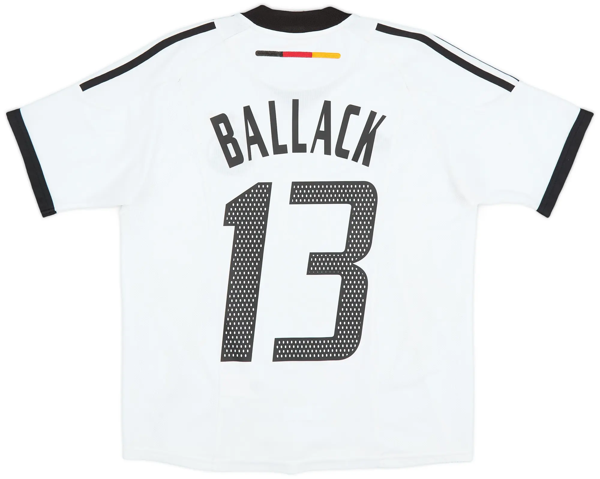 adidas 2002-04 Germany Home Shirt Ballack #13 - 6/10 - (XL.Boys)