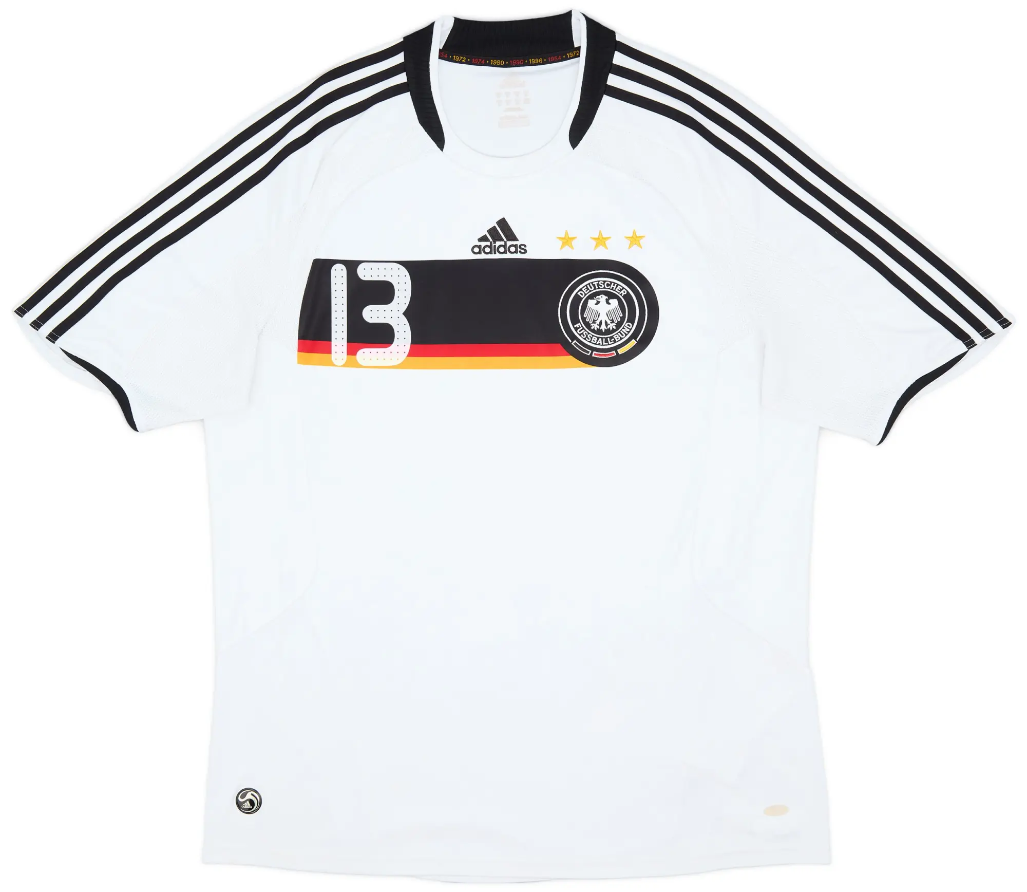 adidas 2008-09 Germany Home Shirt #13 - 7/10 - (XL)