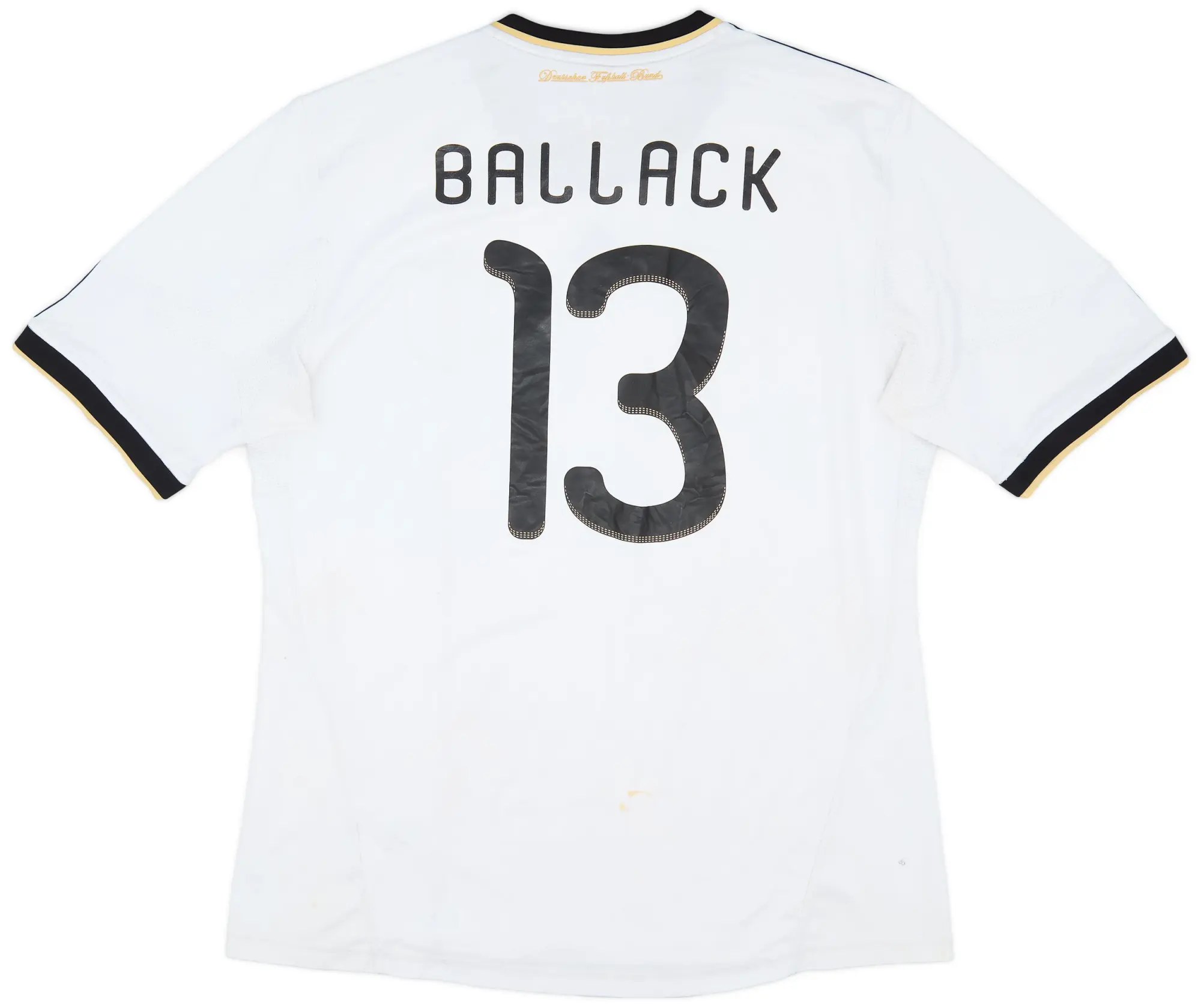 adidas 2010-11 Germany Home Shirt Ballack #13 - 5/10 - (XL)