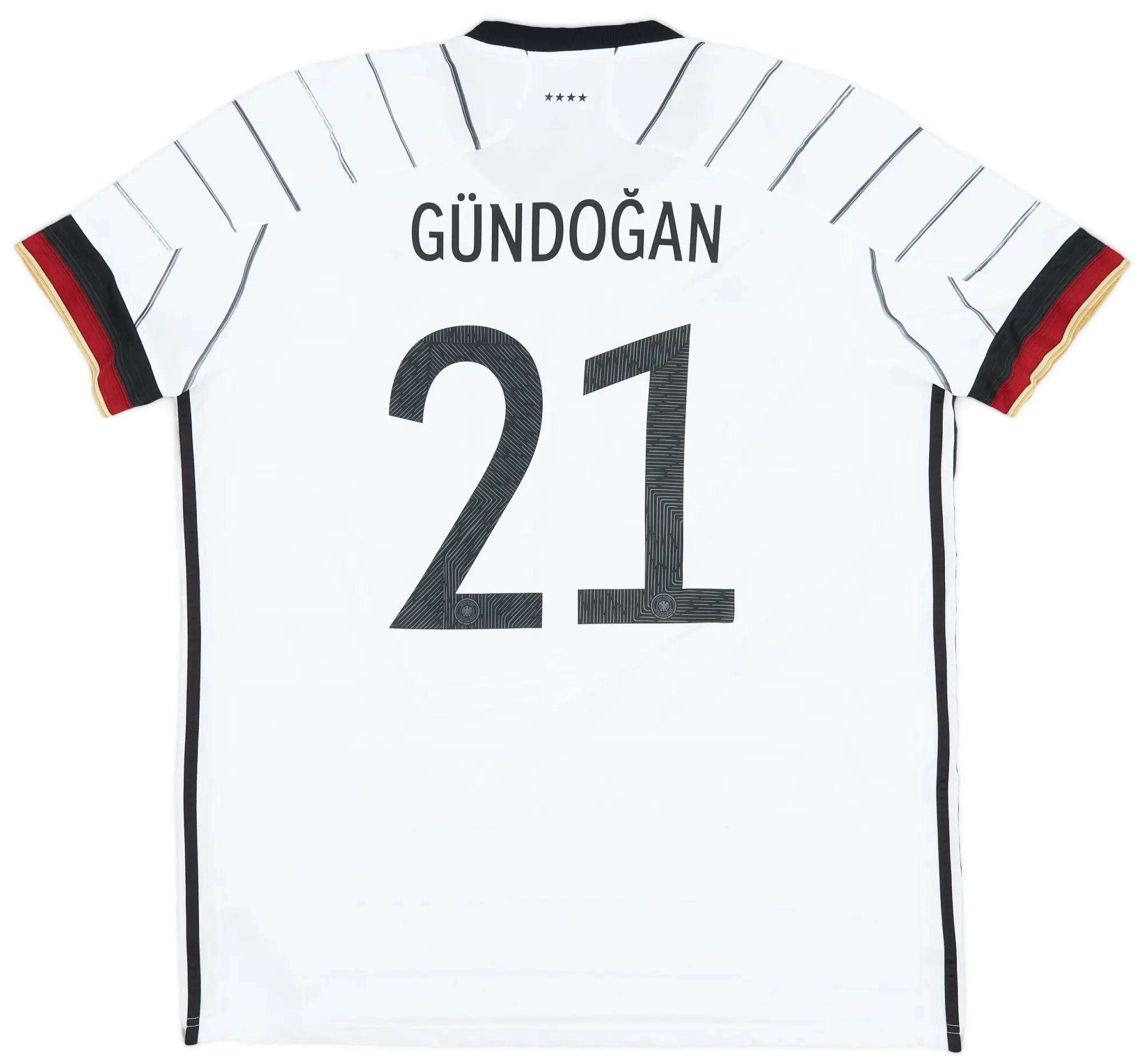 adidas 2020-21 Germany Home Shirt Gundogan #21 - 10/10 - (XXL)