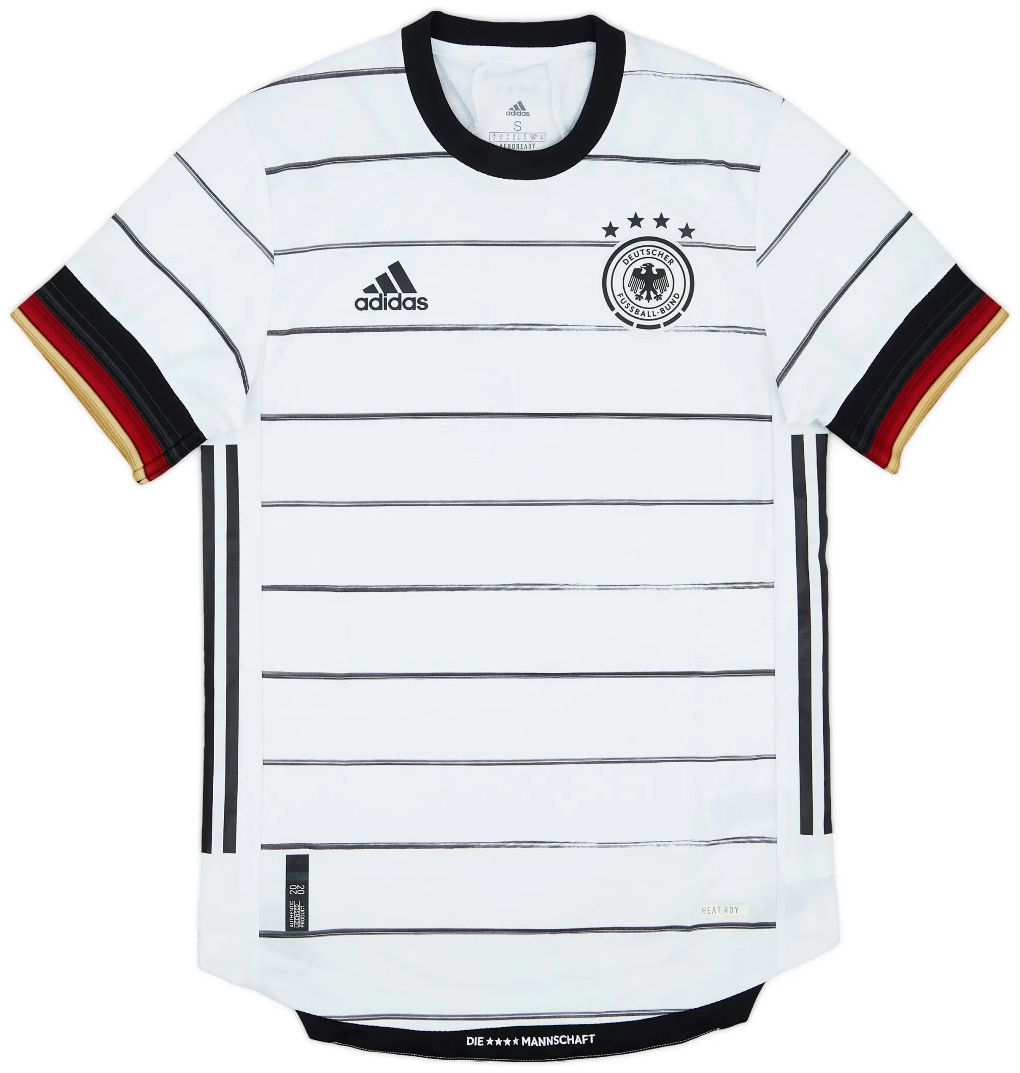 adidas 2020-21 Germany Authentic Home Shirt - 9/10 - (S)