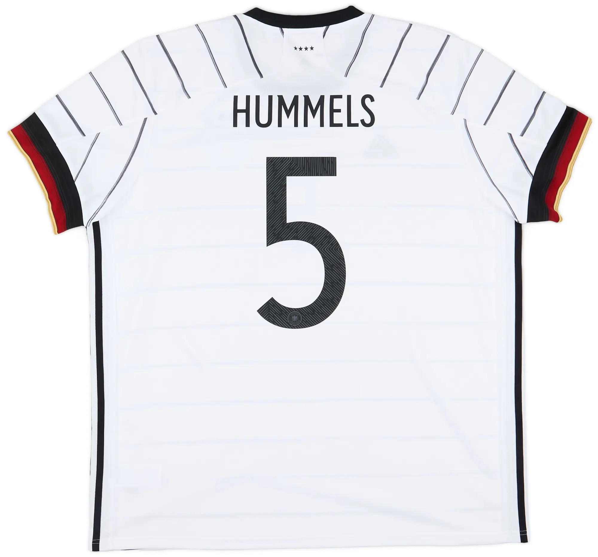 adidas 2020-21 Germany Home Shirt Hummels #5 - 9/10 - (XXL)