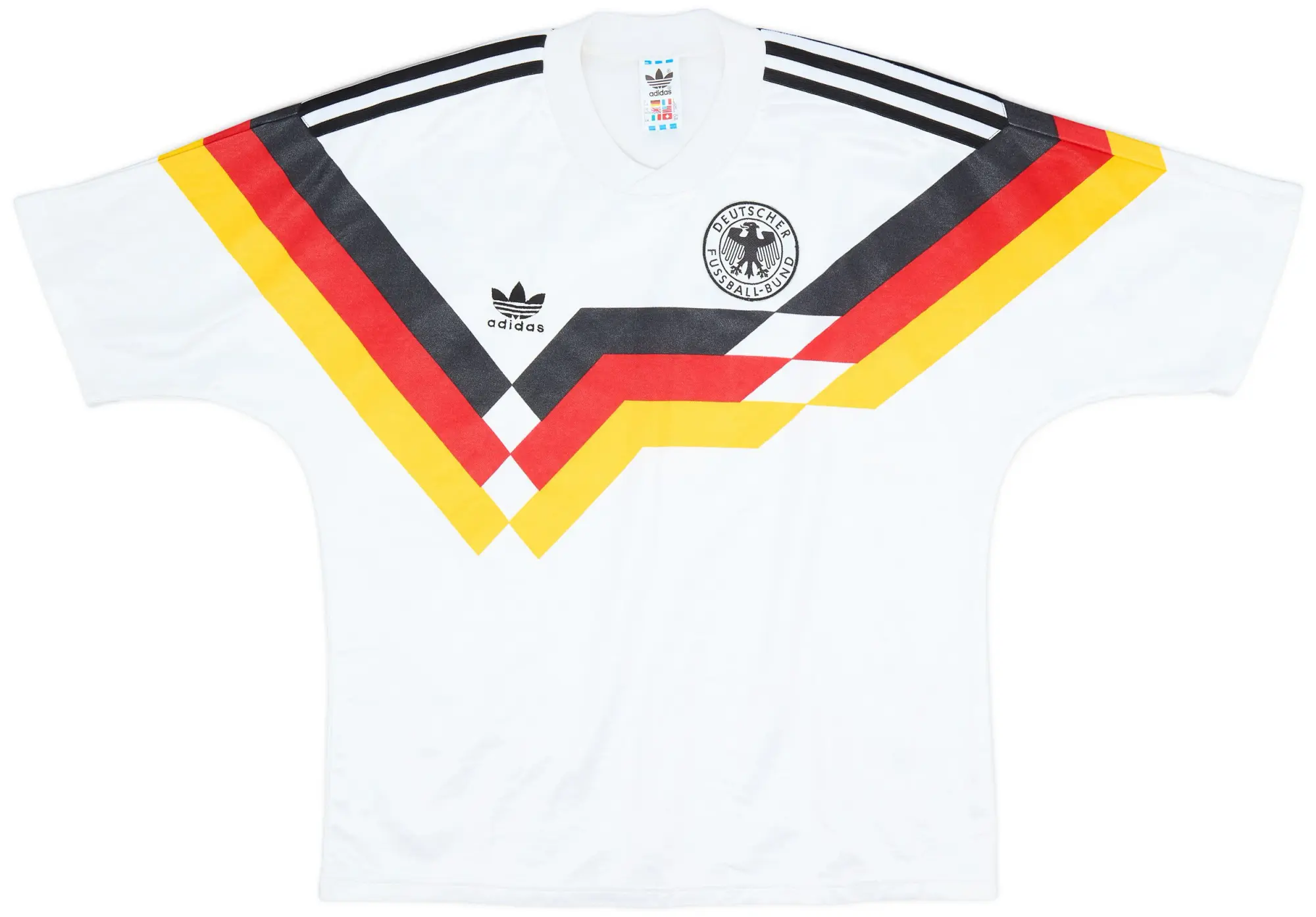 adidas 1988-90 West Germany Home Shirt - 9/10 - (S)