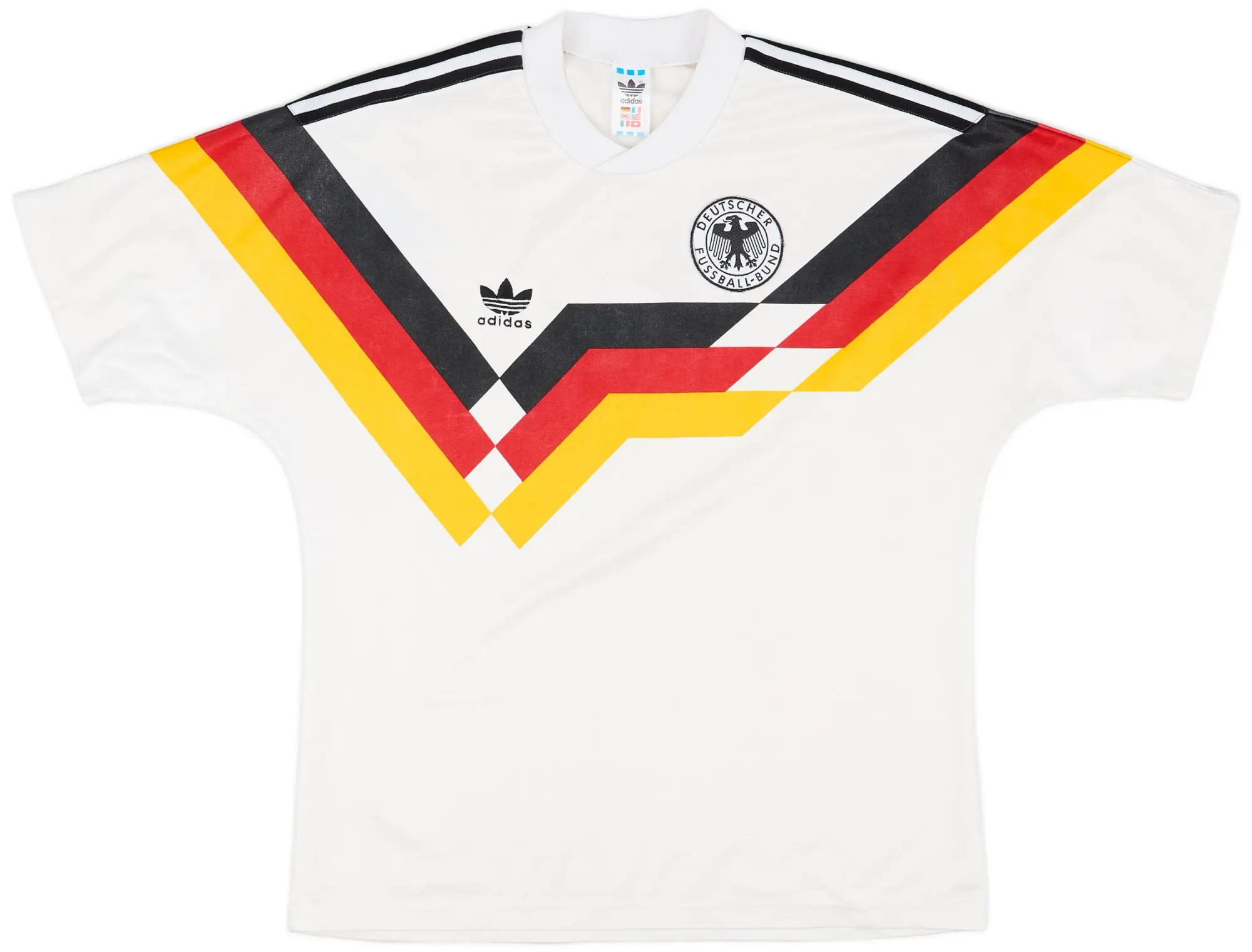 adidas 1988-90 West Germany Home Shirt - 9/10 - (M)