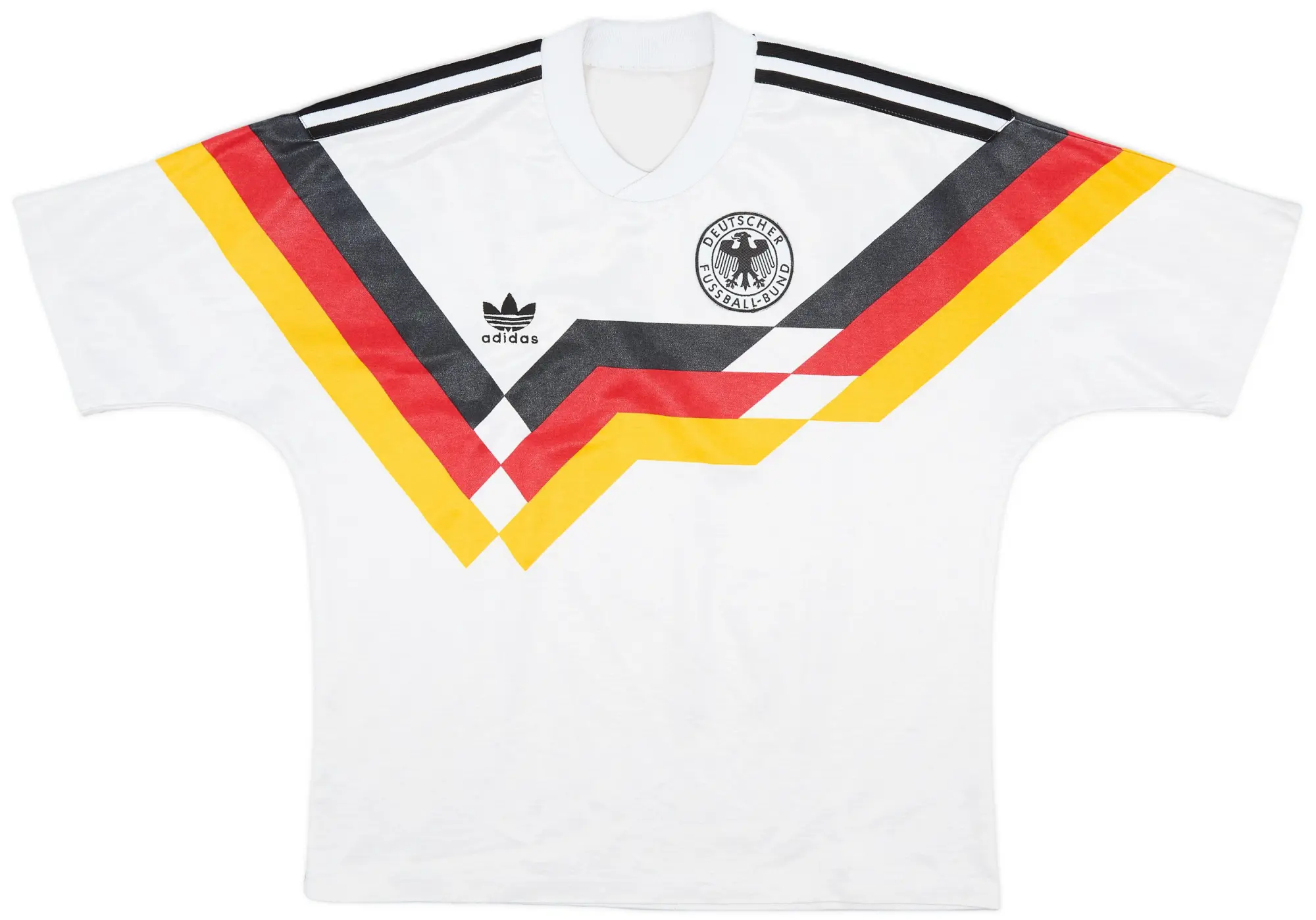 adidas 1988-90 West Germany Home Shirt - 8/10 - (L)