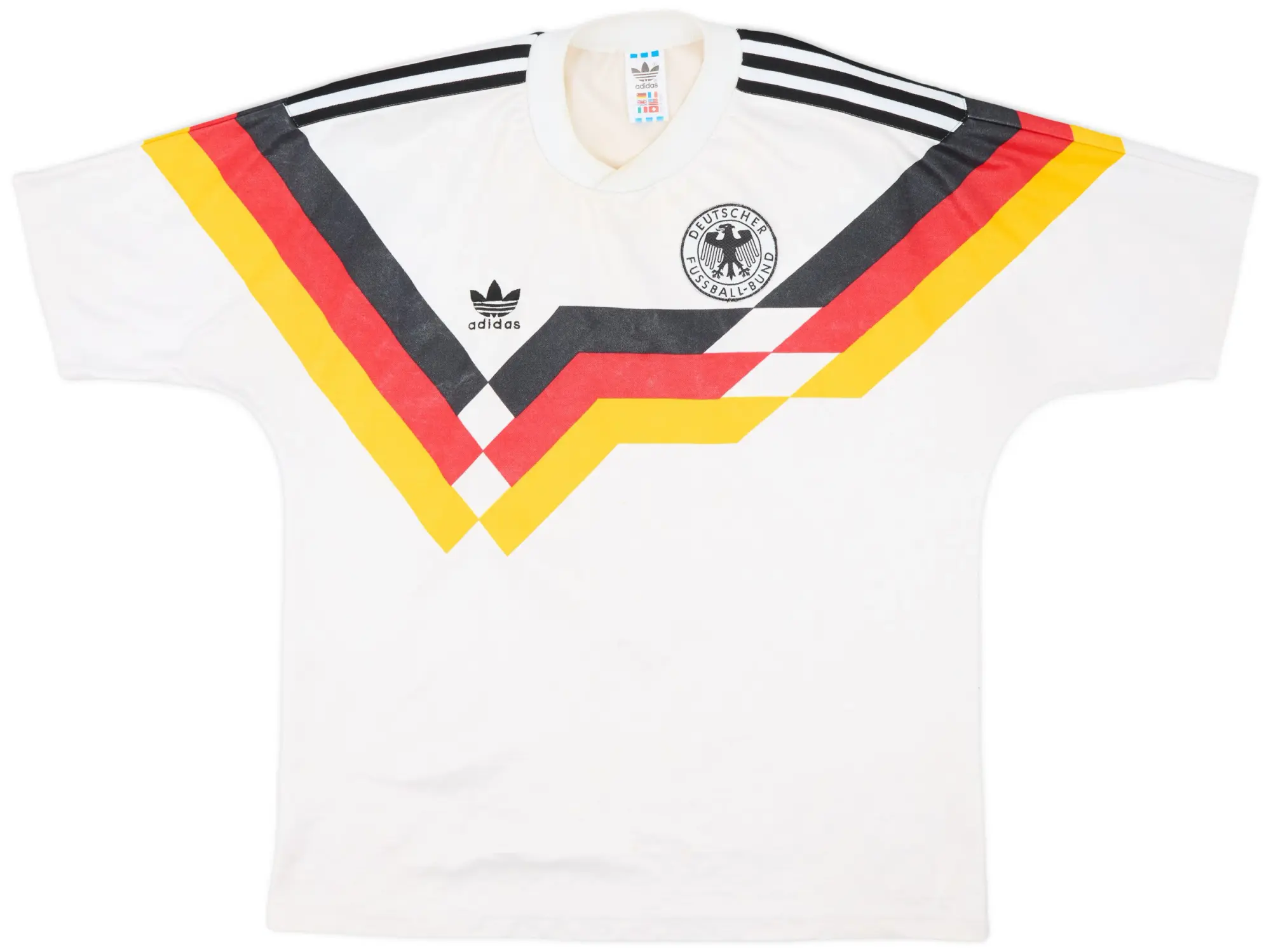 adidas 1988-90 West Germany Home Shirt - 8/10 - (M)