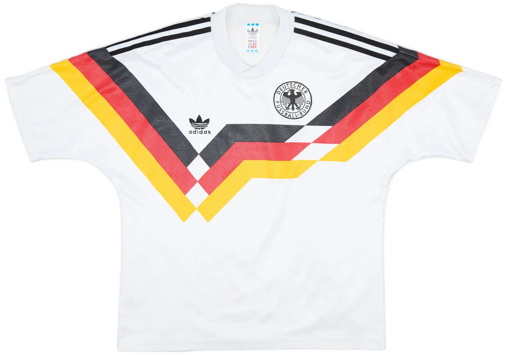 adidas 1988-90 West Germany Home Shirt - 8/10 - (S)