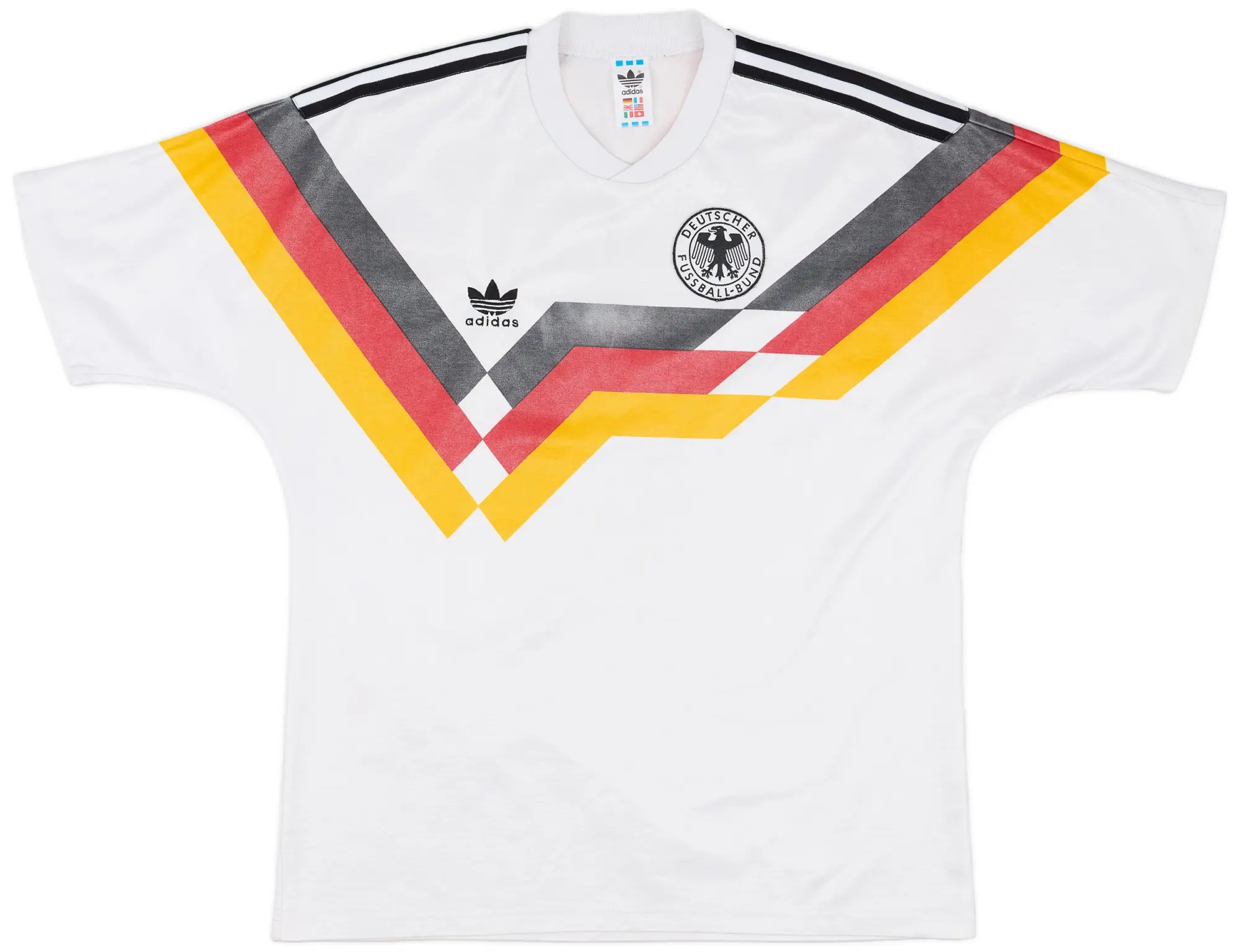adidas 1988-90 West Germany Home Shirt - 6/10 - (L)