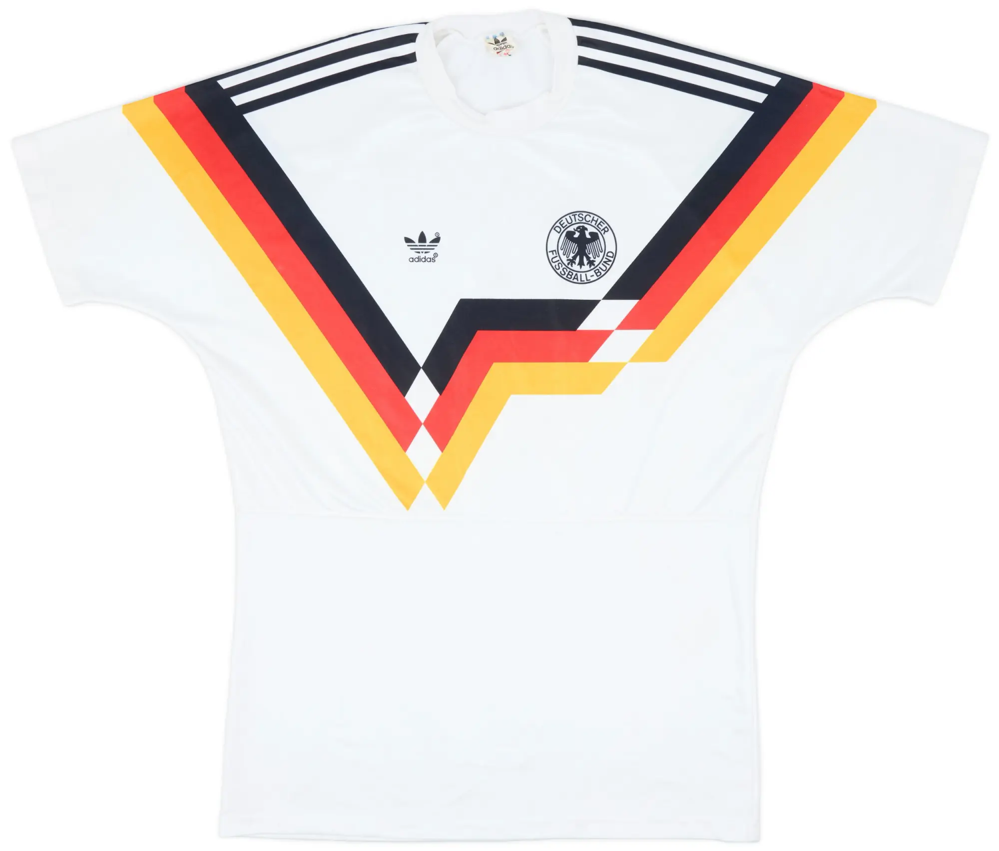 adidas 1988-90 West Germany Home Shirt - 8/10 - (L)