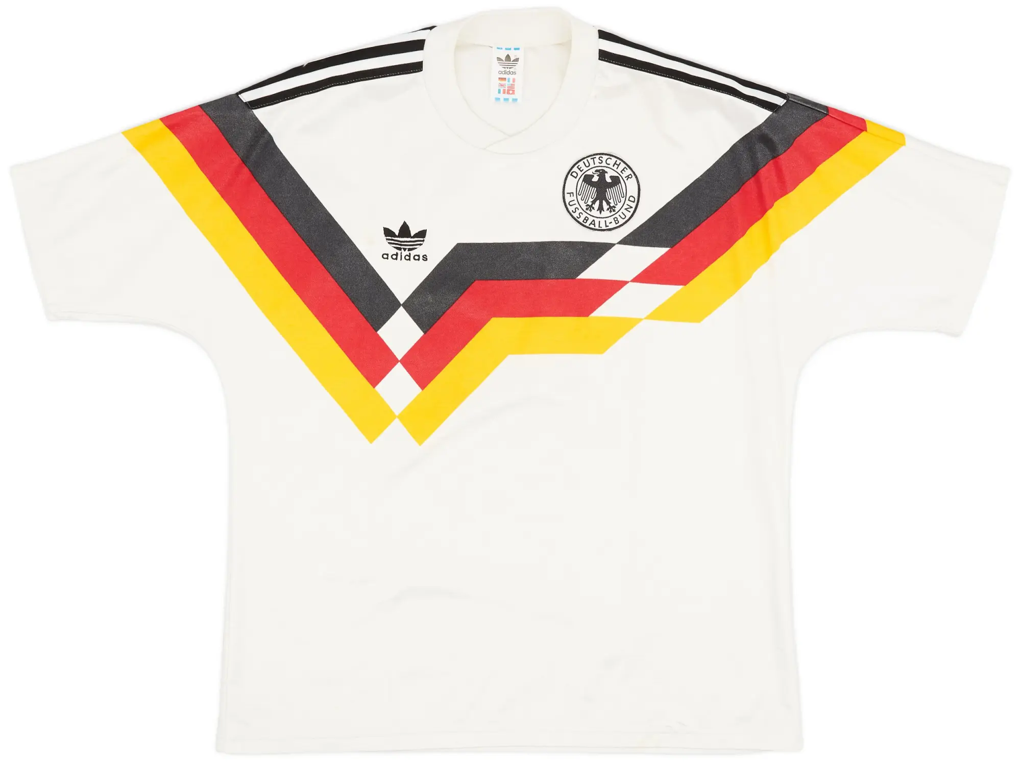 adidas 1988-90 West Germany Home Shirt - 8/10 - (L)