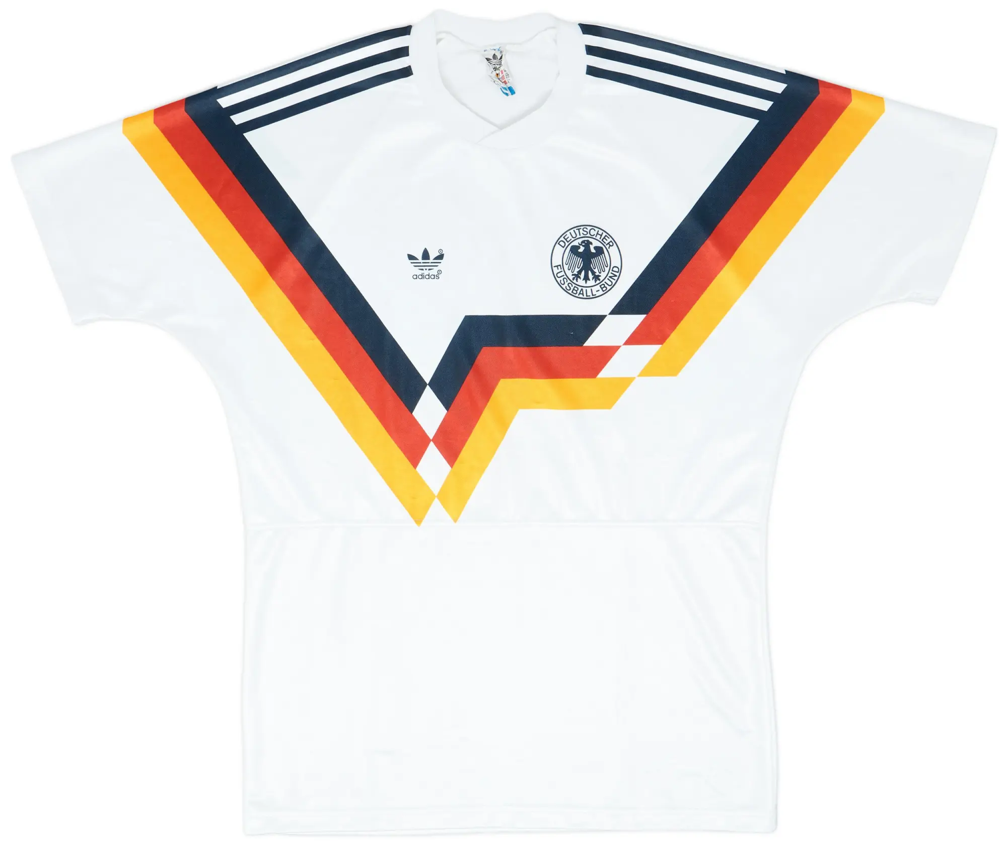 adidas 1988-90 West Germany Home Shirt - 8/10 - (M/L)
